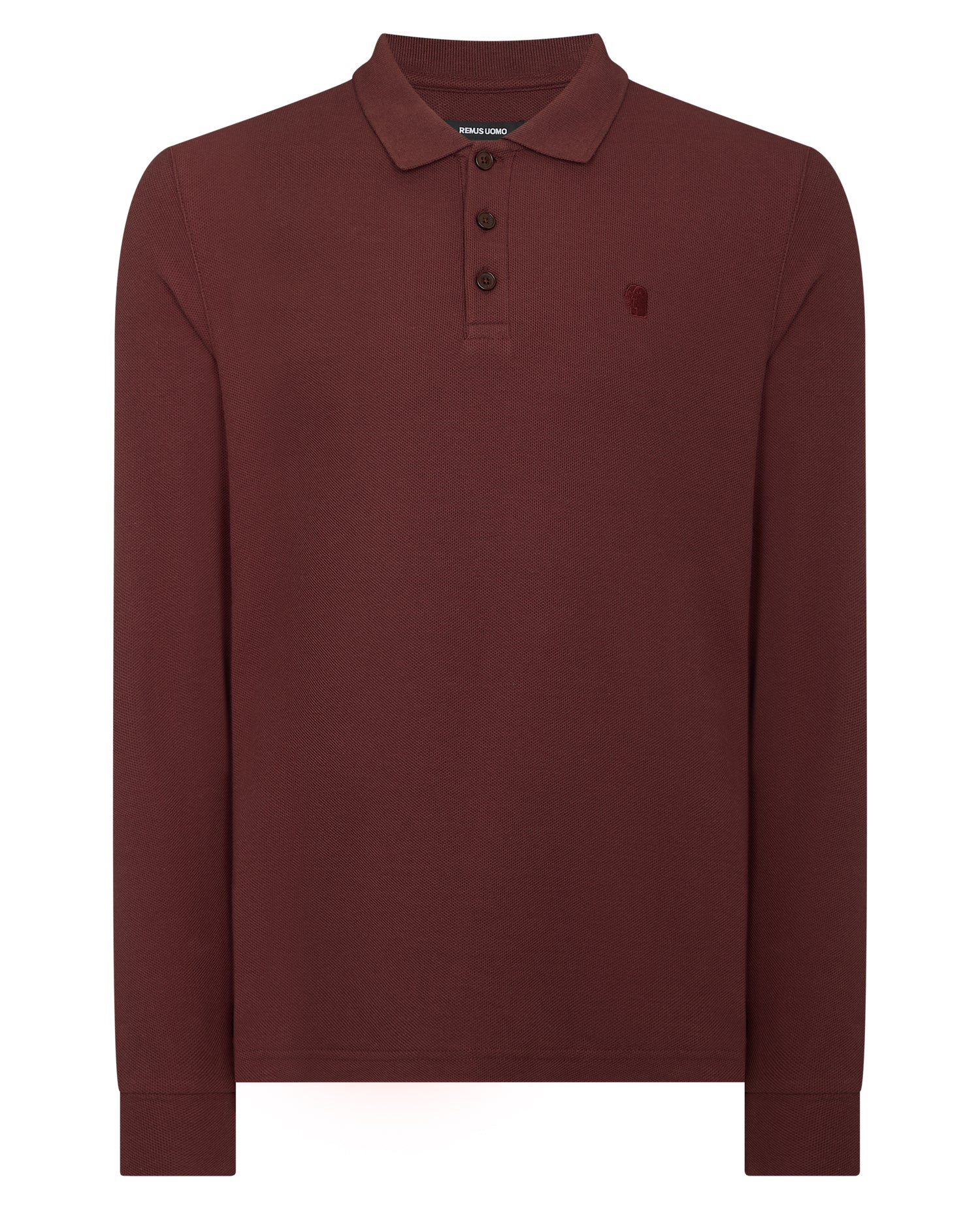 Long-Sleeve Cotton Polo - Image 5