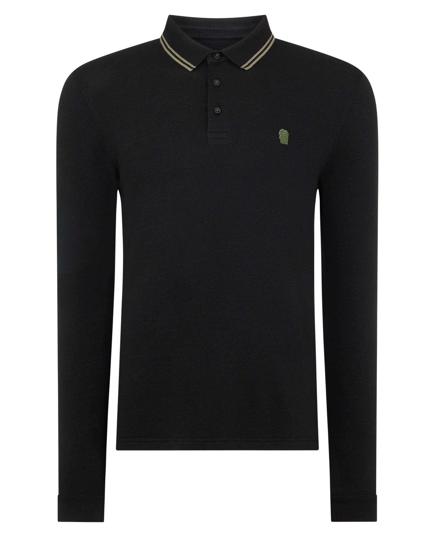 Contrast Collar Cotton-Stretch Polo - Image 6