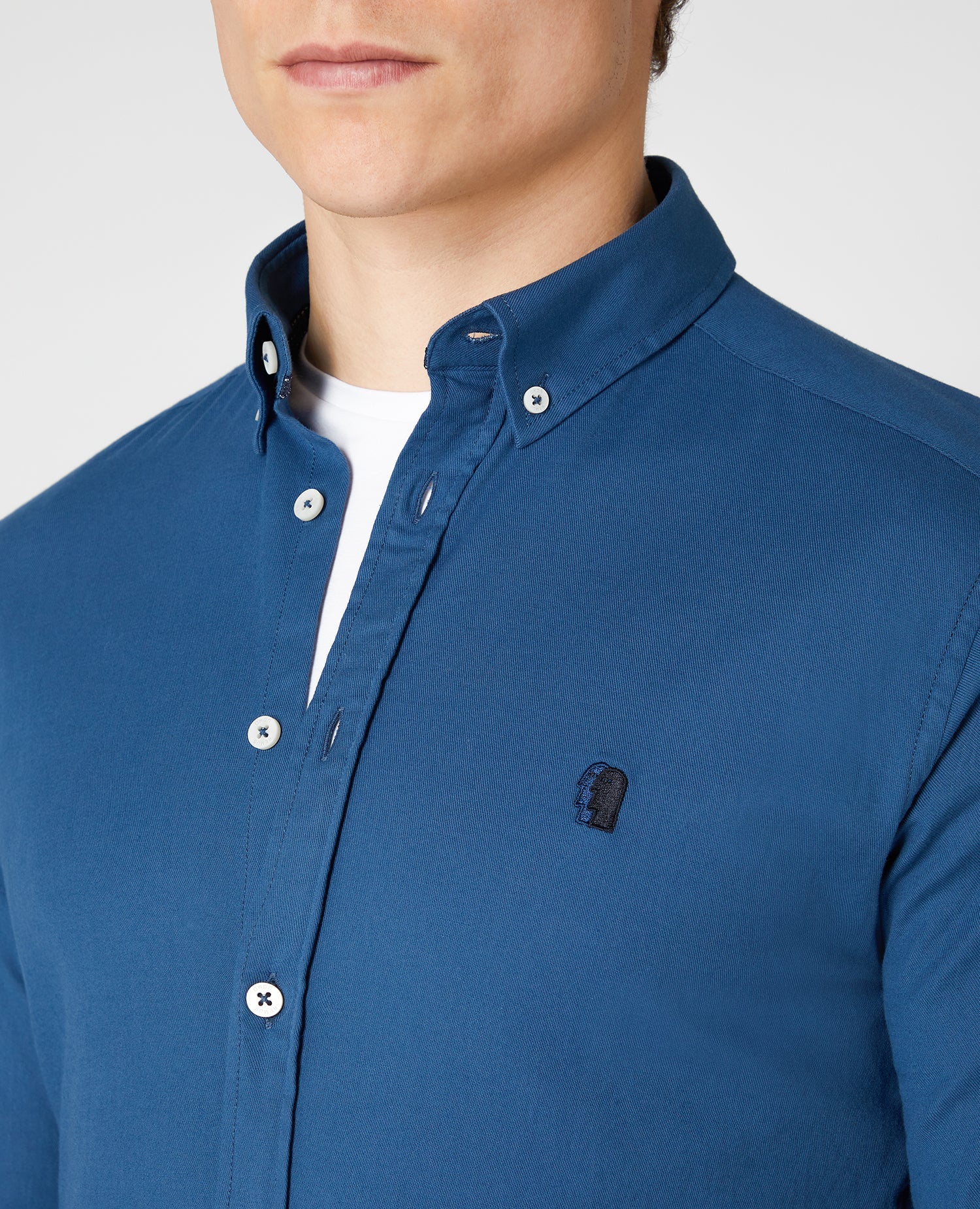 Slim Fit Cotton Stretch Shirt - Image 4