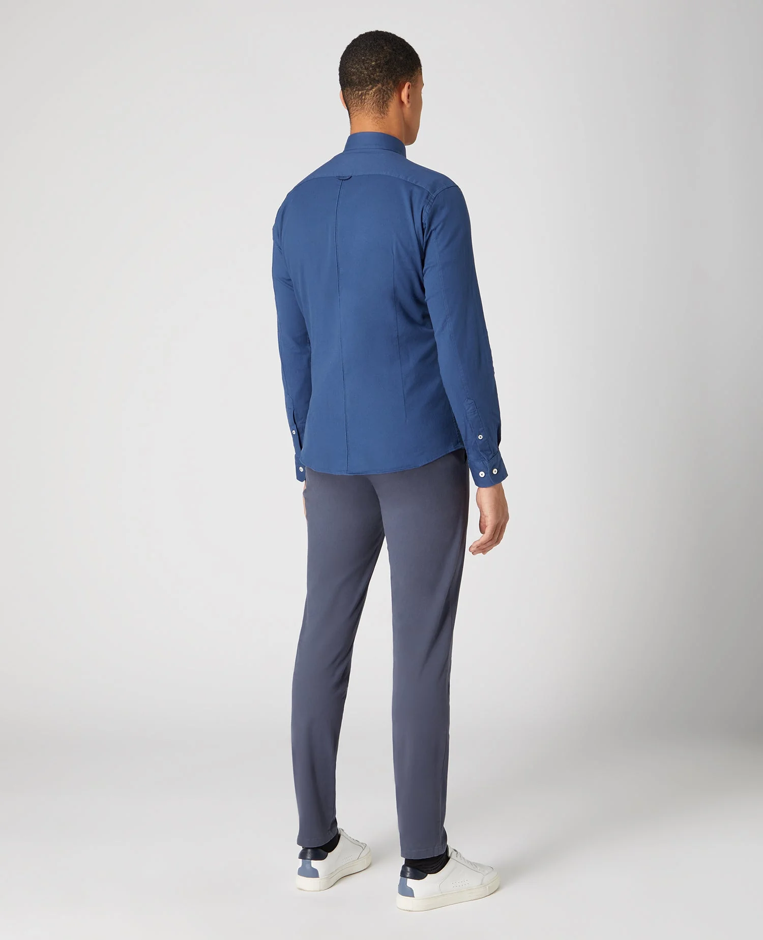Slim Fit Cotton Stretch Shirt - Image 3