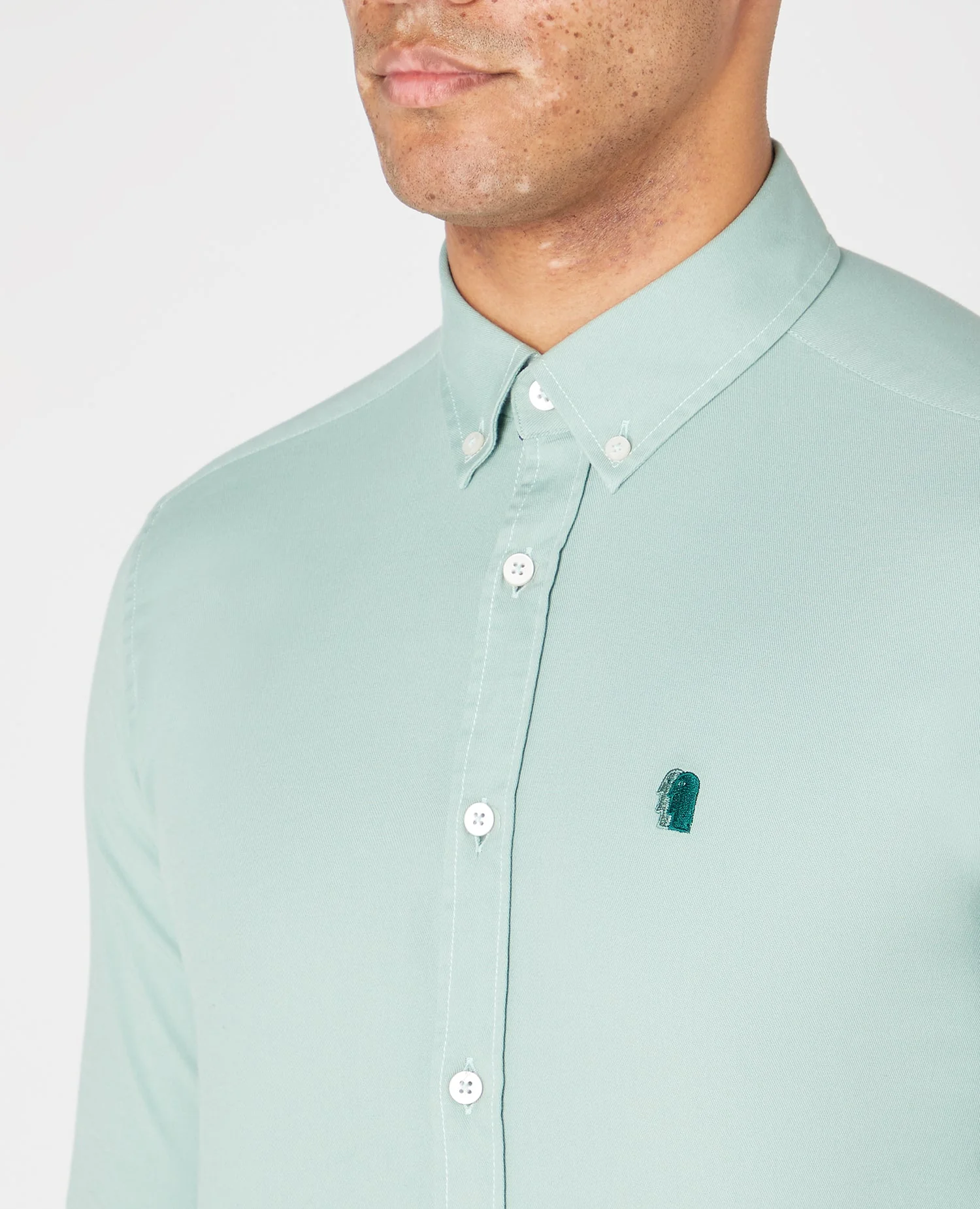 Slim Fit Cotton Stretch Shirt - Image 4