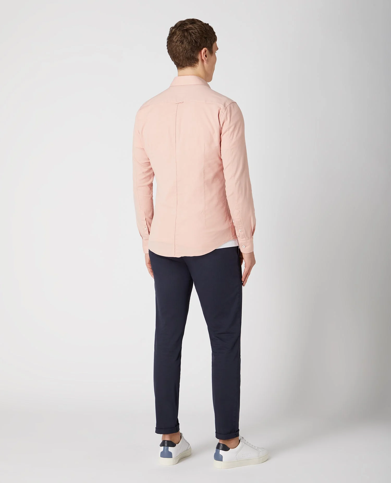 Slim Fit Cotton Stretch Shirt - Image 3