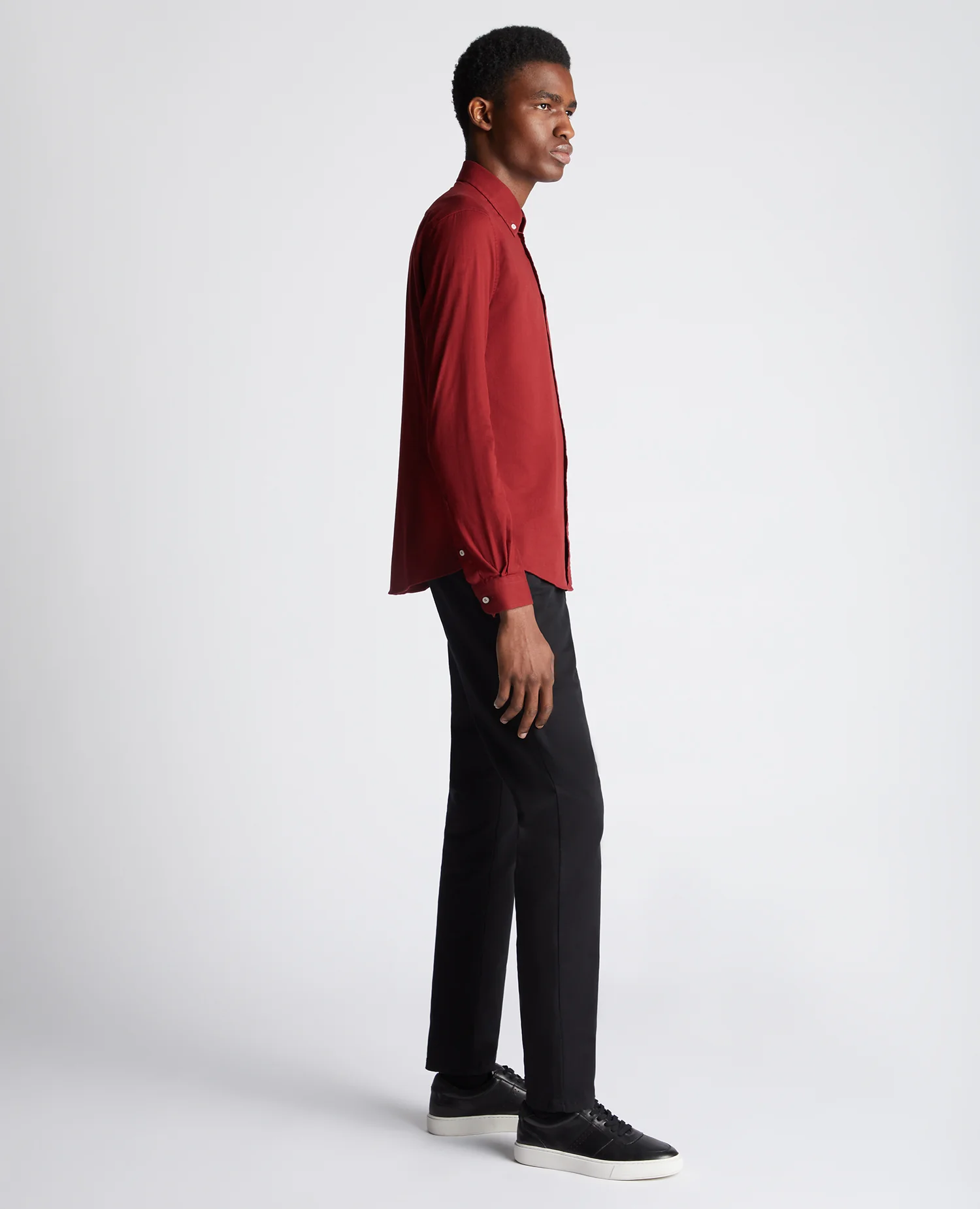 Slim Fit Cotton Stretch Shirt - Image 4