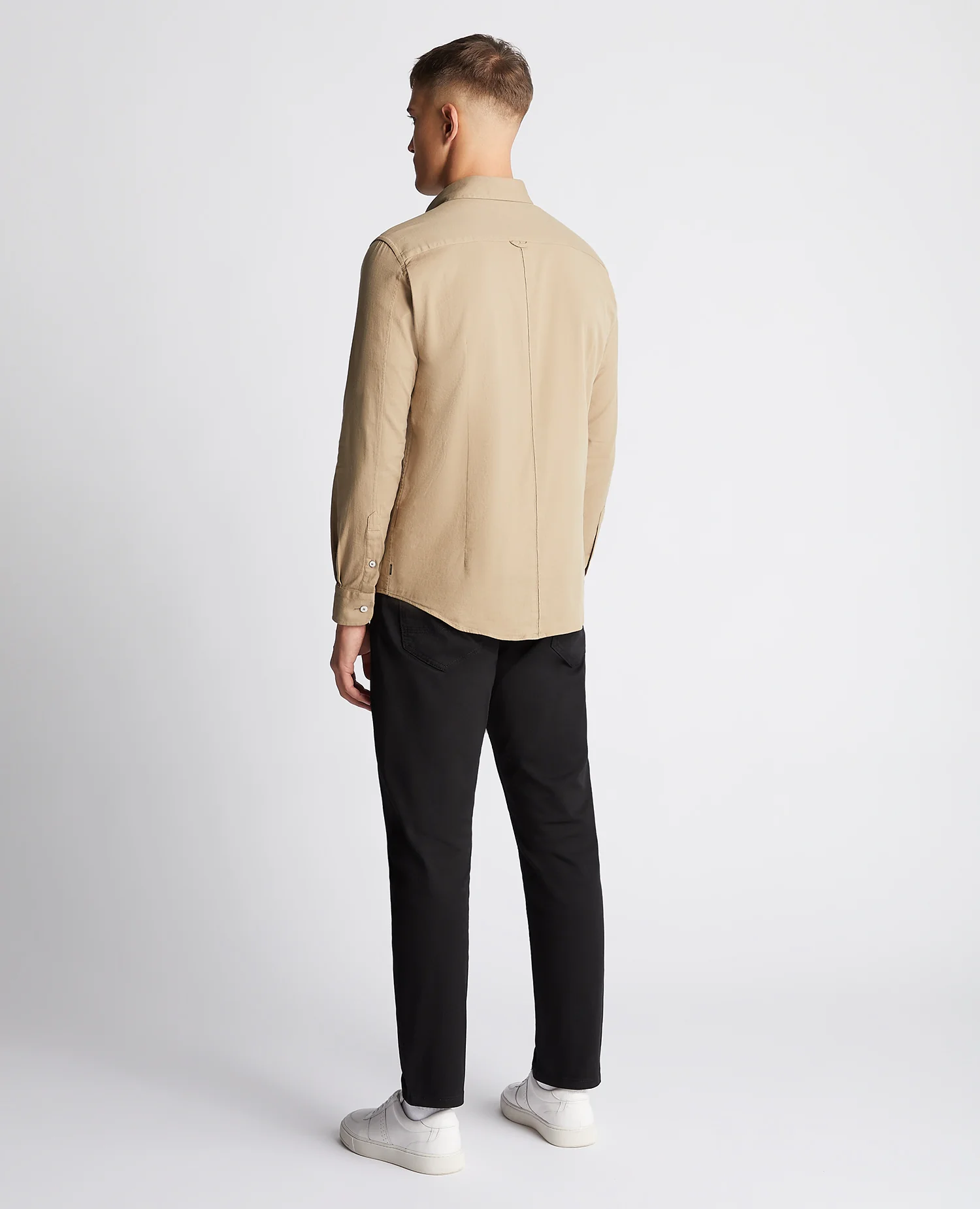 Slim Fit Cotton Stretch Shirt - Image 4