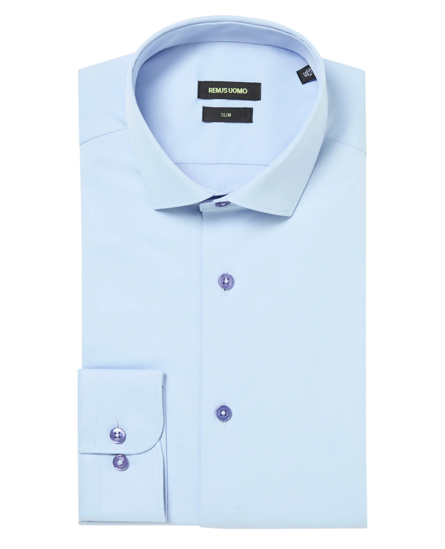 Slim Fit Cotton Stretch Shirt - Image 5