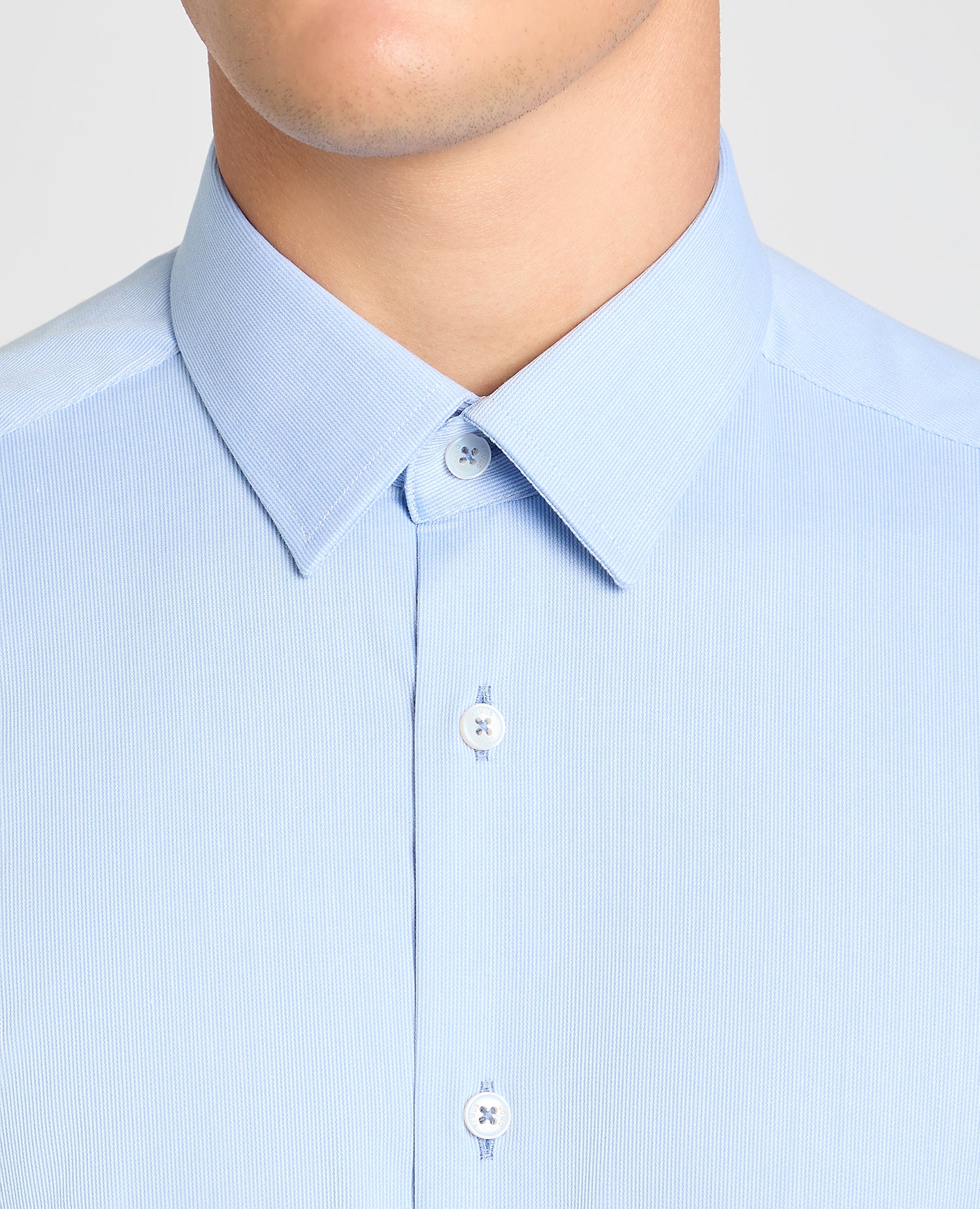 Slim Fit Cotton Stretch Shirt - Image 4