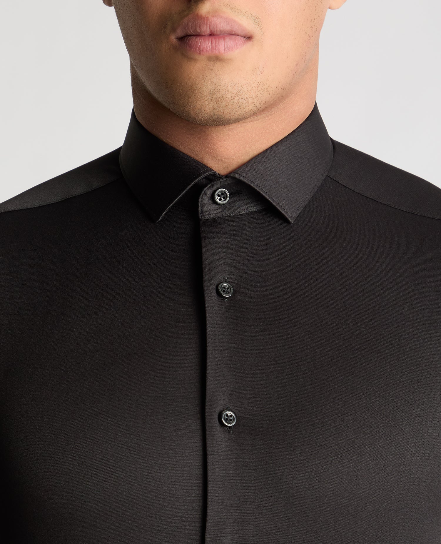 Slim Fit Cotton Stretch Shirt - Image 4