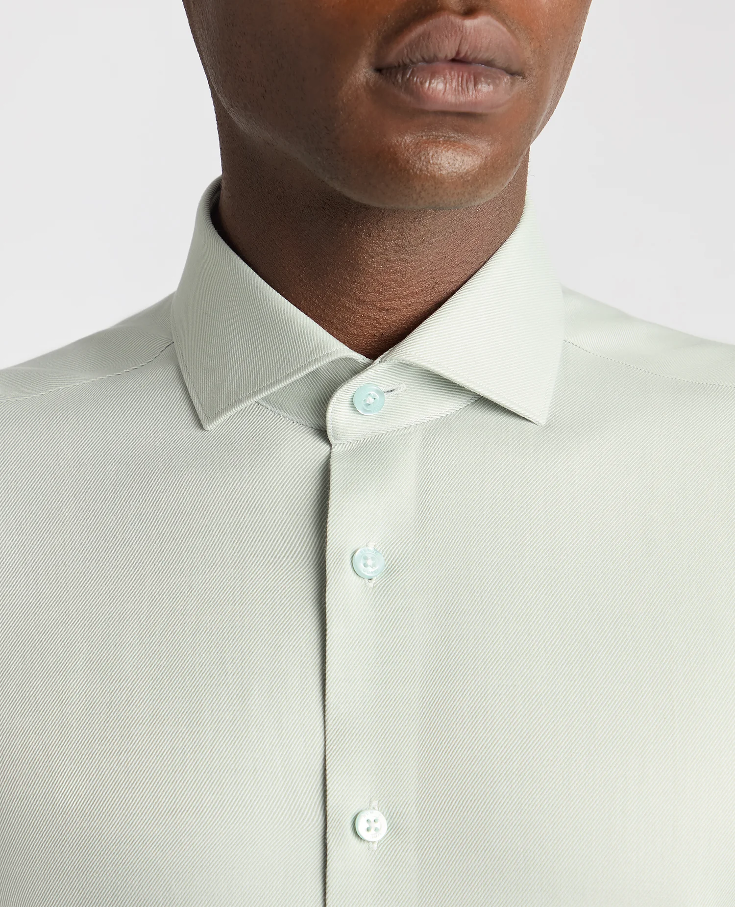 Slim Fit Cotton Twill Shirt - Image 4