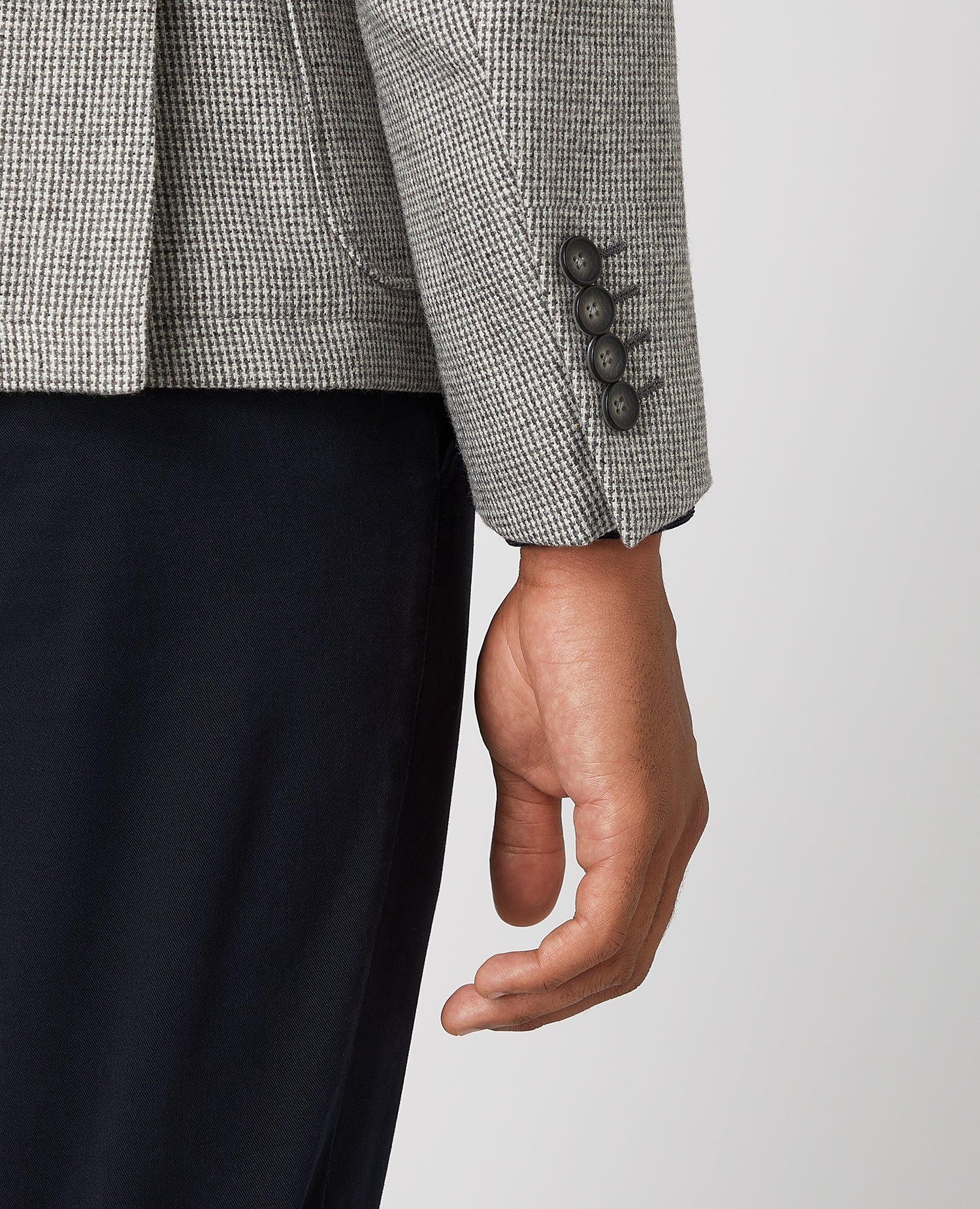 Slim Fit Wool Blend Jacket - Image 5