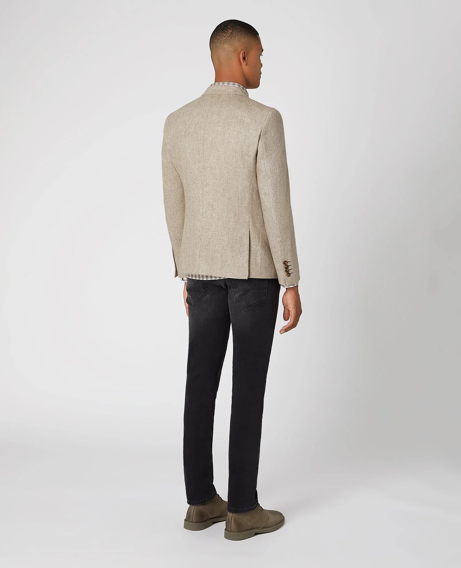 Slim Fit Wool Rich Jacket - Image 3