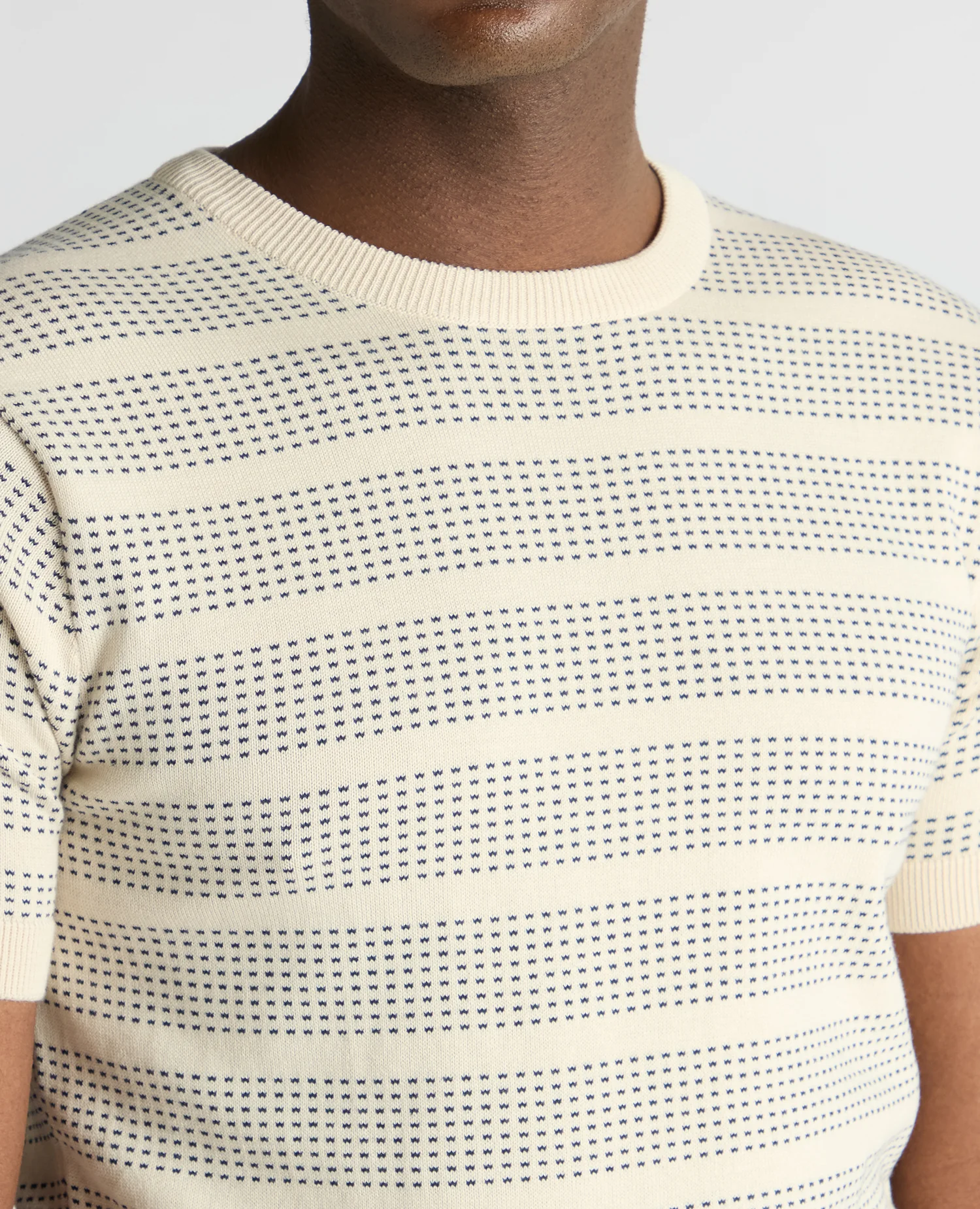 Slim Fit Jacquard Tee - Image 5