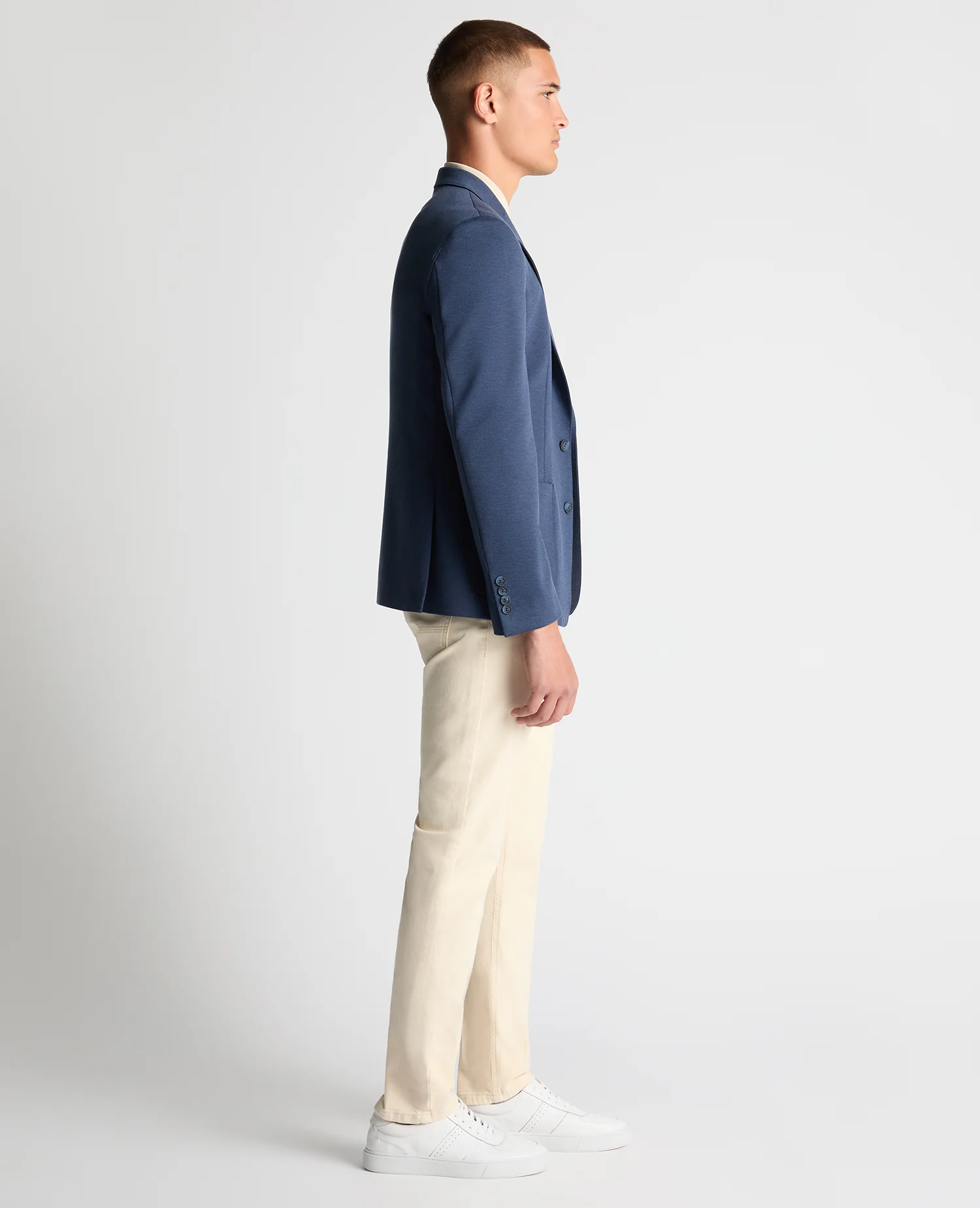 Slim Fit Jersey Stretch Jacket - Image 3