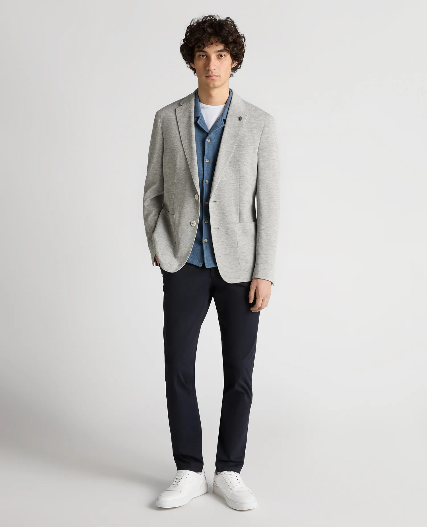 Slim Fit Jersey Stretch Jacket - Image 2
