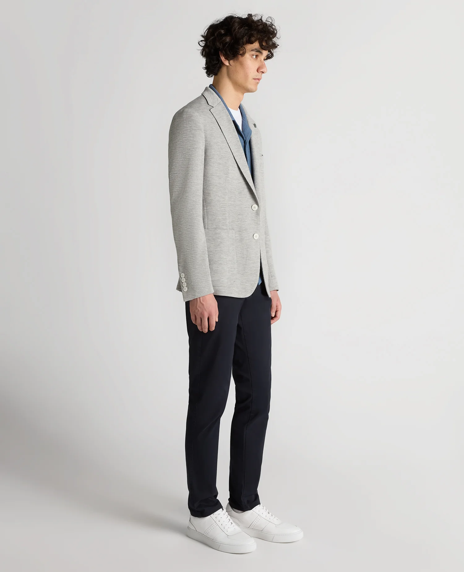 Slim Fit Jersey Stretch Jacket - Image 4