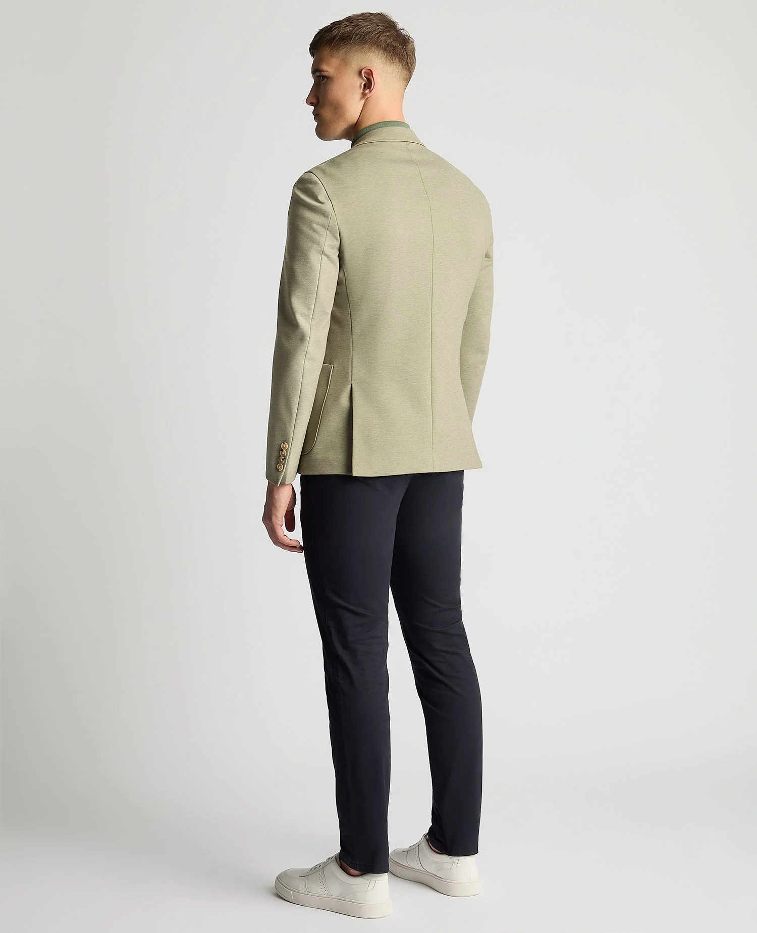 Slim Fit Jersey Stretch Jacket - Image 3