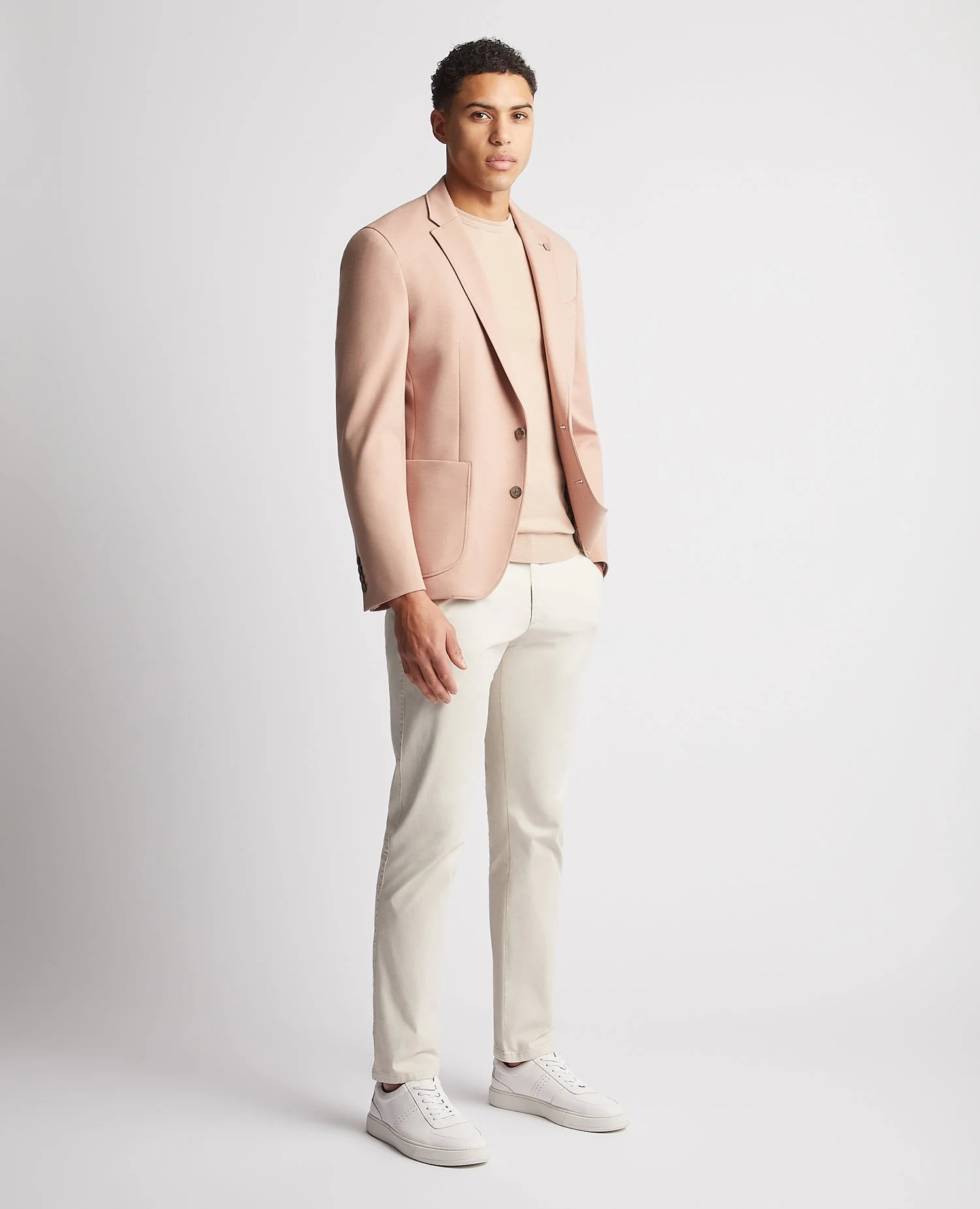 Slim Fit Jersey Stretch Jacket - Image 2
