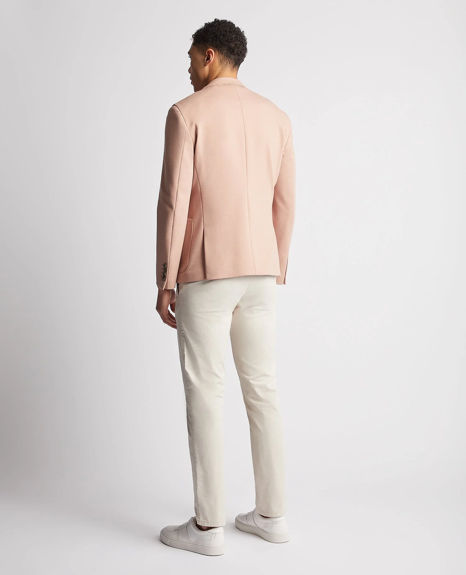 Slim Fit Jersey Stretch Jacket - Image 3