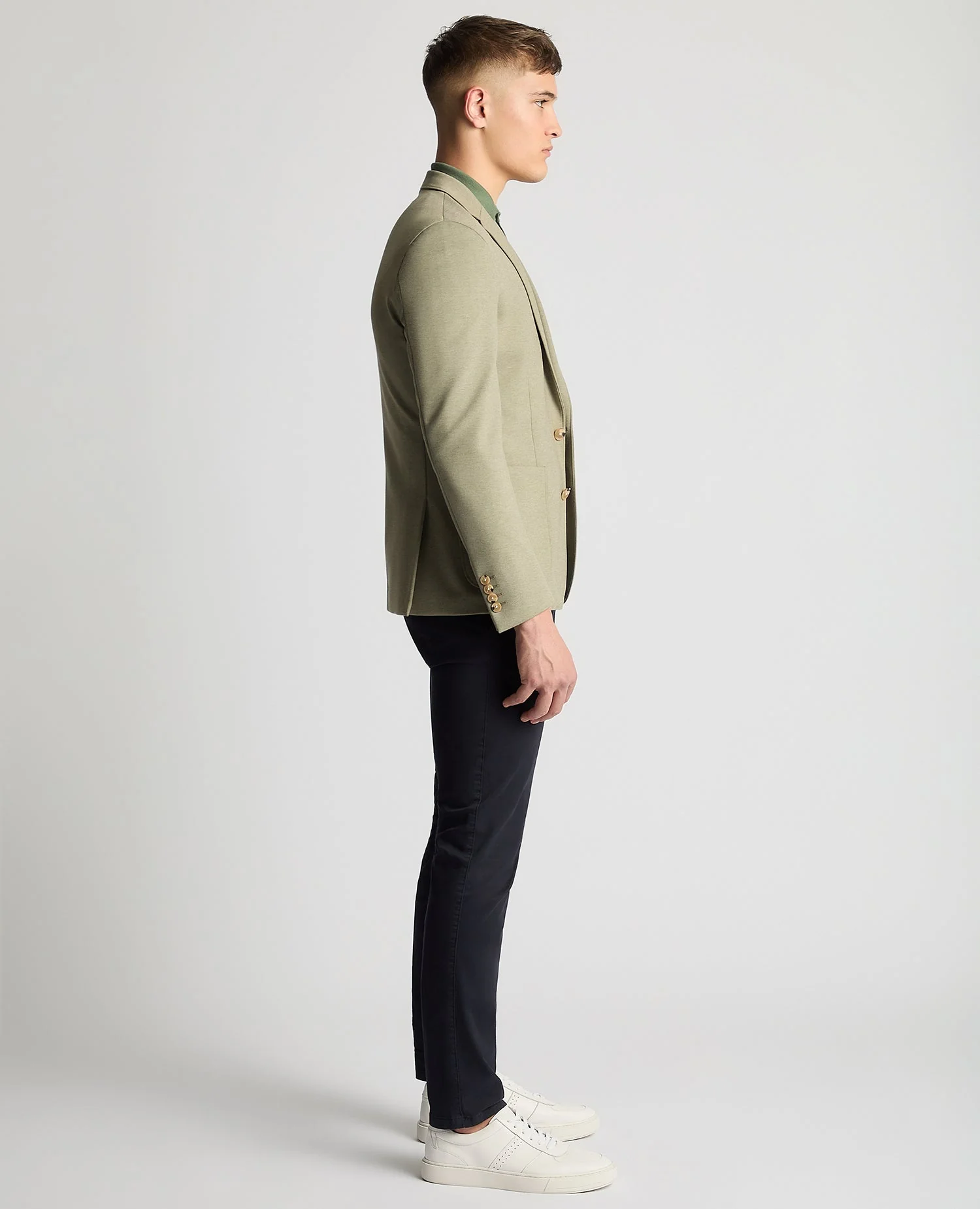 Slim Fit Jersey Stretch Jacket - Image 4