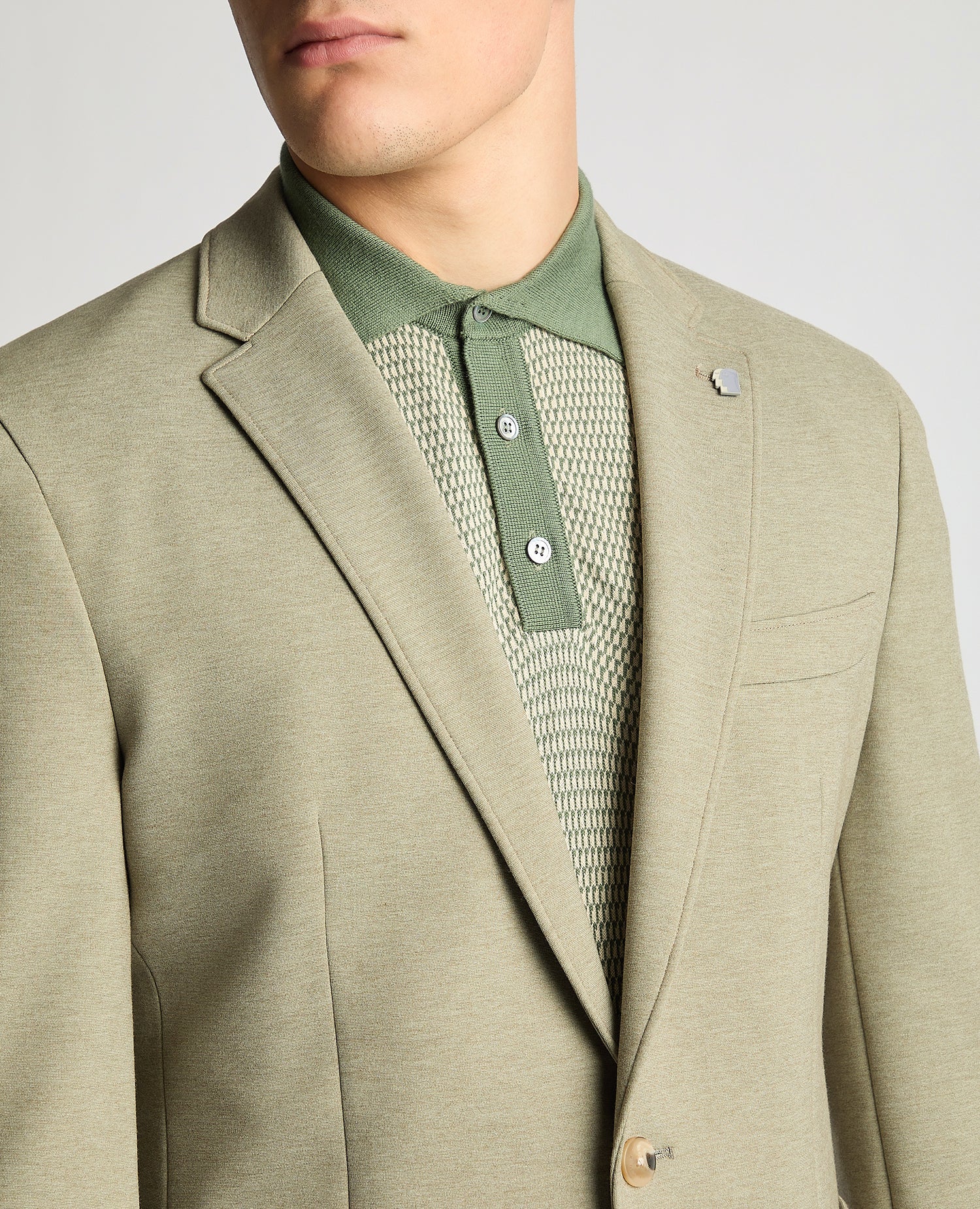 Slim Fit Jersey Stretch Jacket - Image 5
