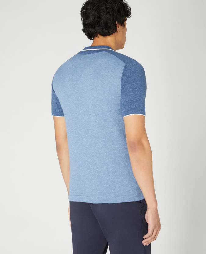 Slim Fit Knitted Cotton Short Sleeve Shirt - Image 5