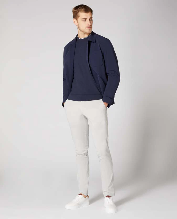 Slim Fit Knitted Cotton T-Shirt - Image 3