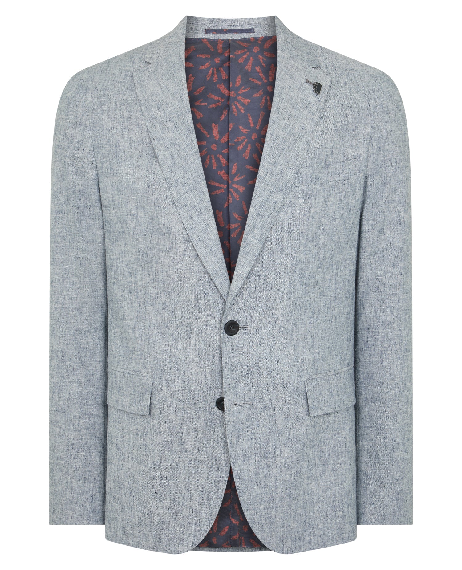 Slim Fit Linen Blend Jacket - Image 7