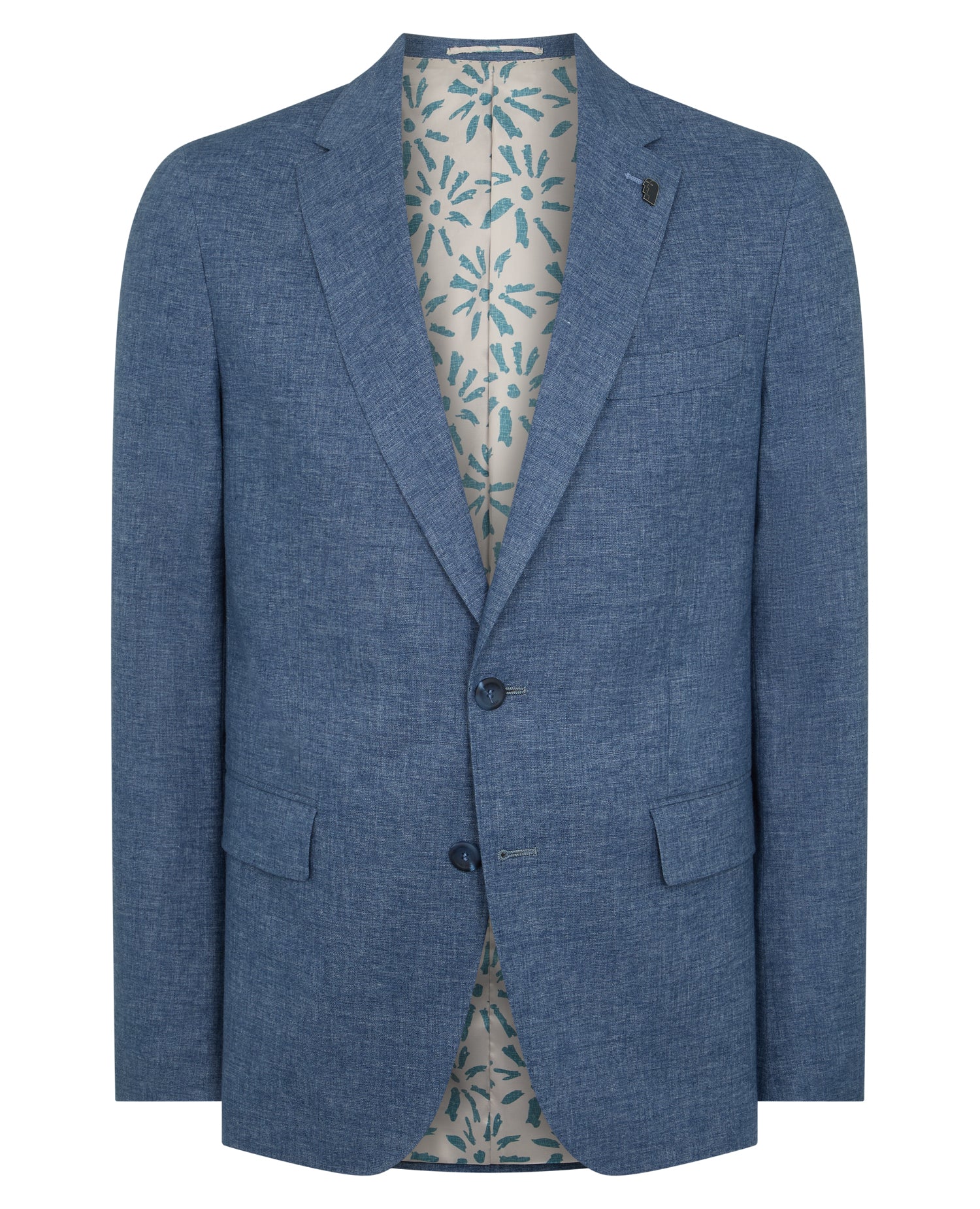 Slim Fit Linen Blend Jacket - Image 7