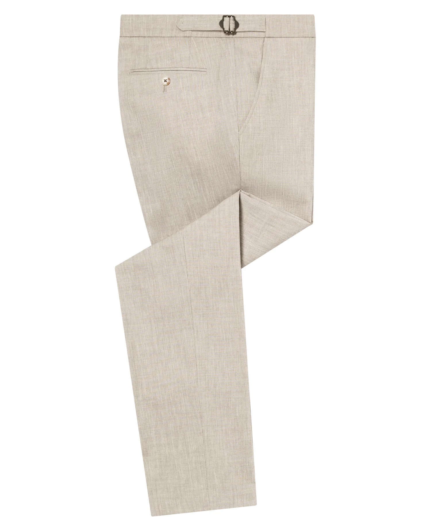 Slim Fit Linen-Blend Suit - Image 6