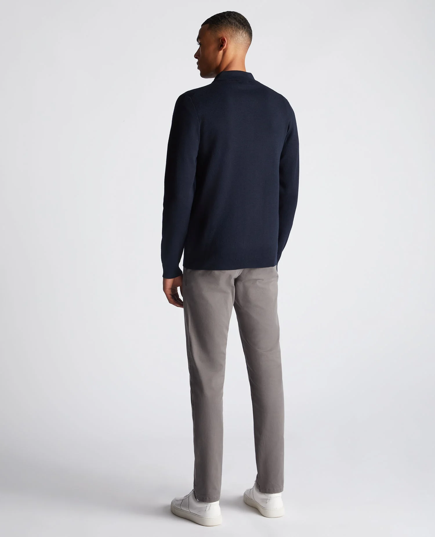 Slim Fit Long Sleeve Cardigan - Image 3