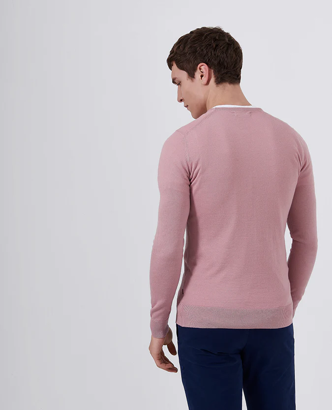 Slim Fit Merino Wool-Blend Sweater - Image 5