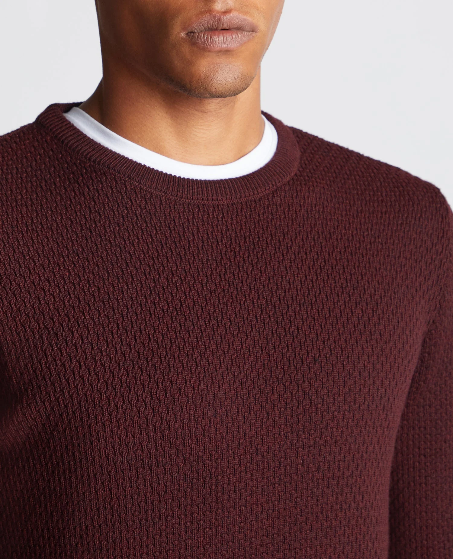 Slim Fit Merino Wool-Blend Sweater - Image 5