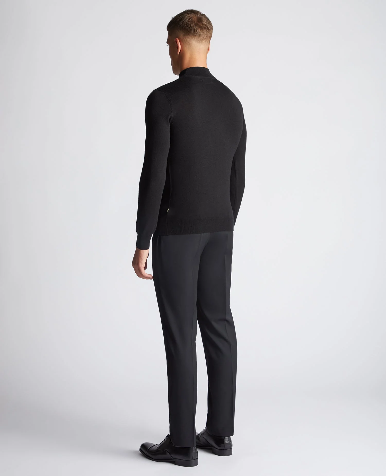 Slim Fit Merino Wool-Blend Turtle Neck - Image 3