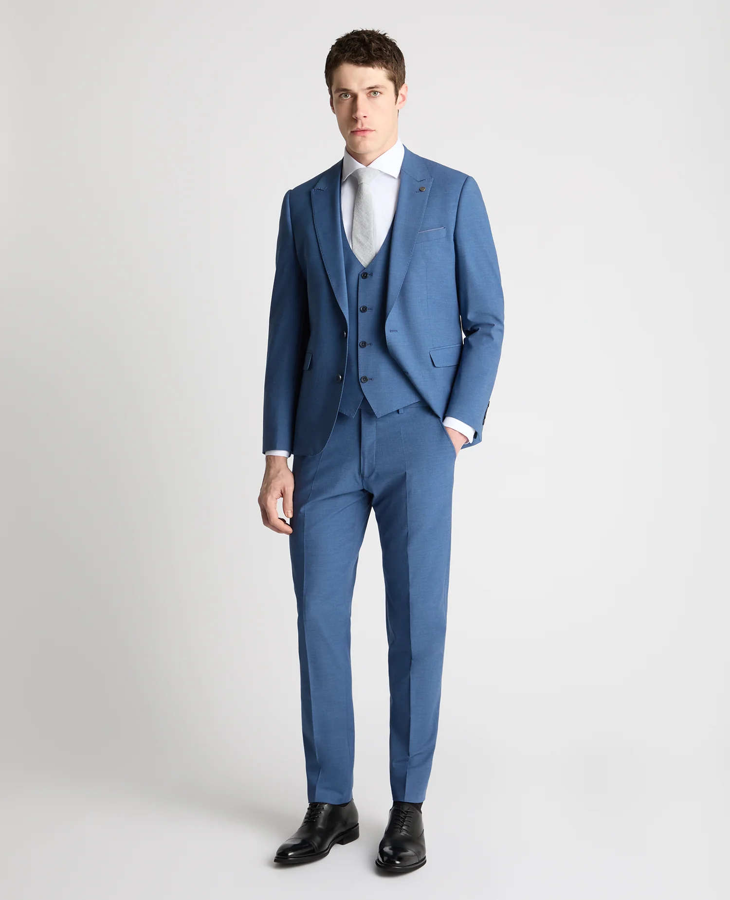 Slim Fit Mix and Match Suit Waistcoat - Image 2