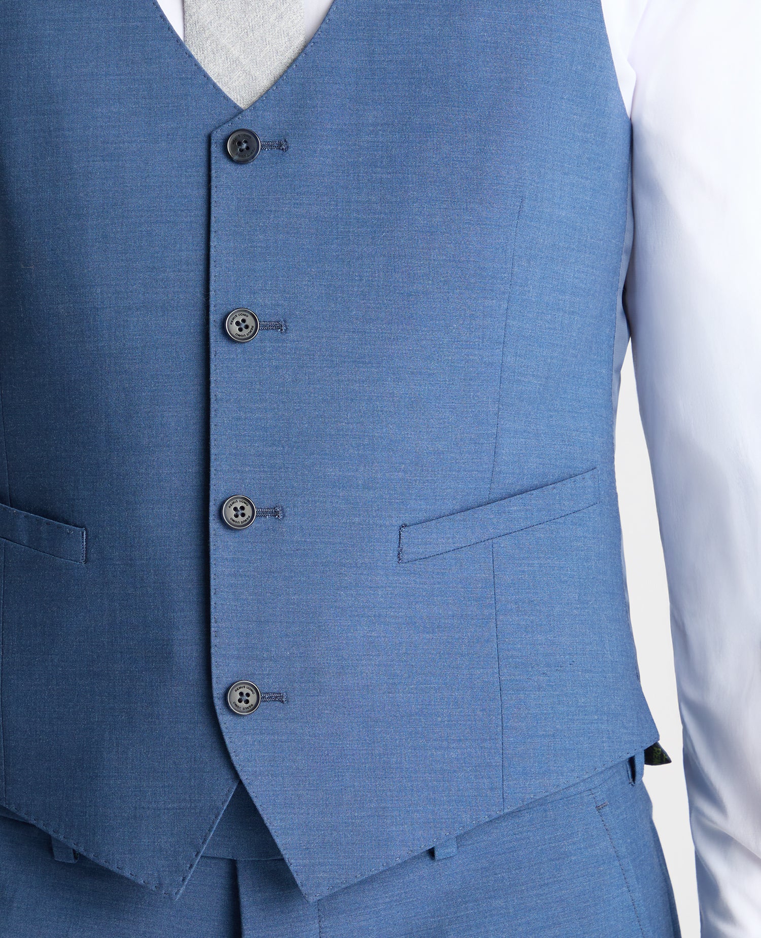 Slim Fit Mix and Match Suit Waistcoat - Image 4