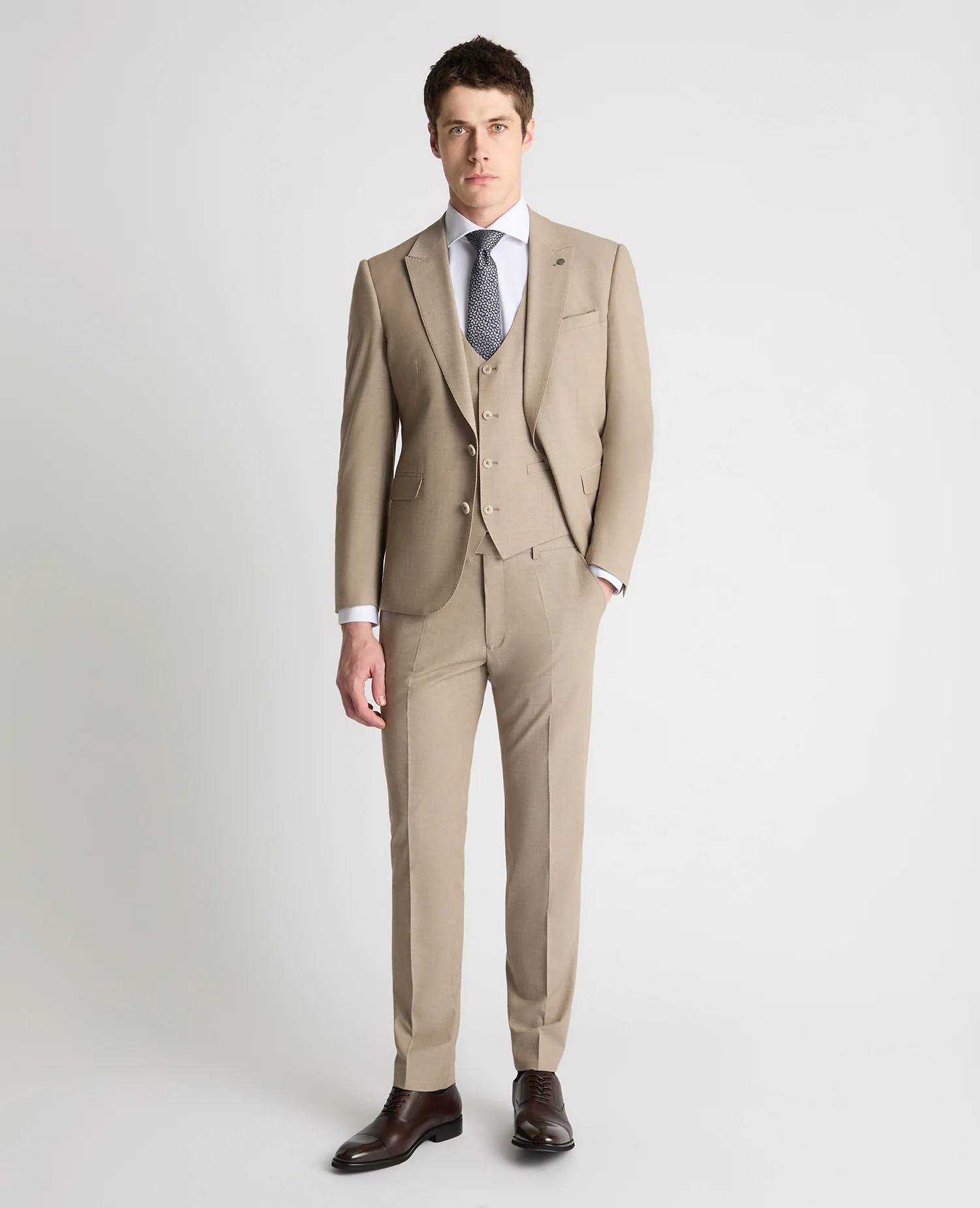 Slim Fit Mix and Match Suit Waistcoat - Image 2