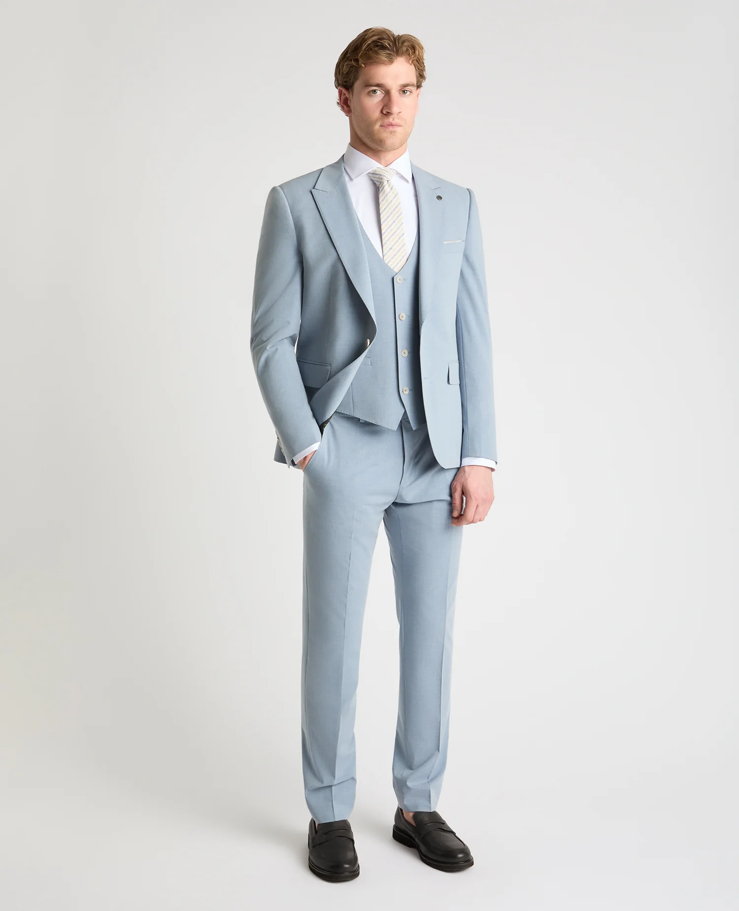 Slim Fit Mix and Match Suit Waistcoat - Image 2