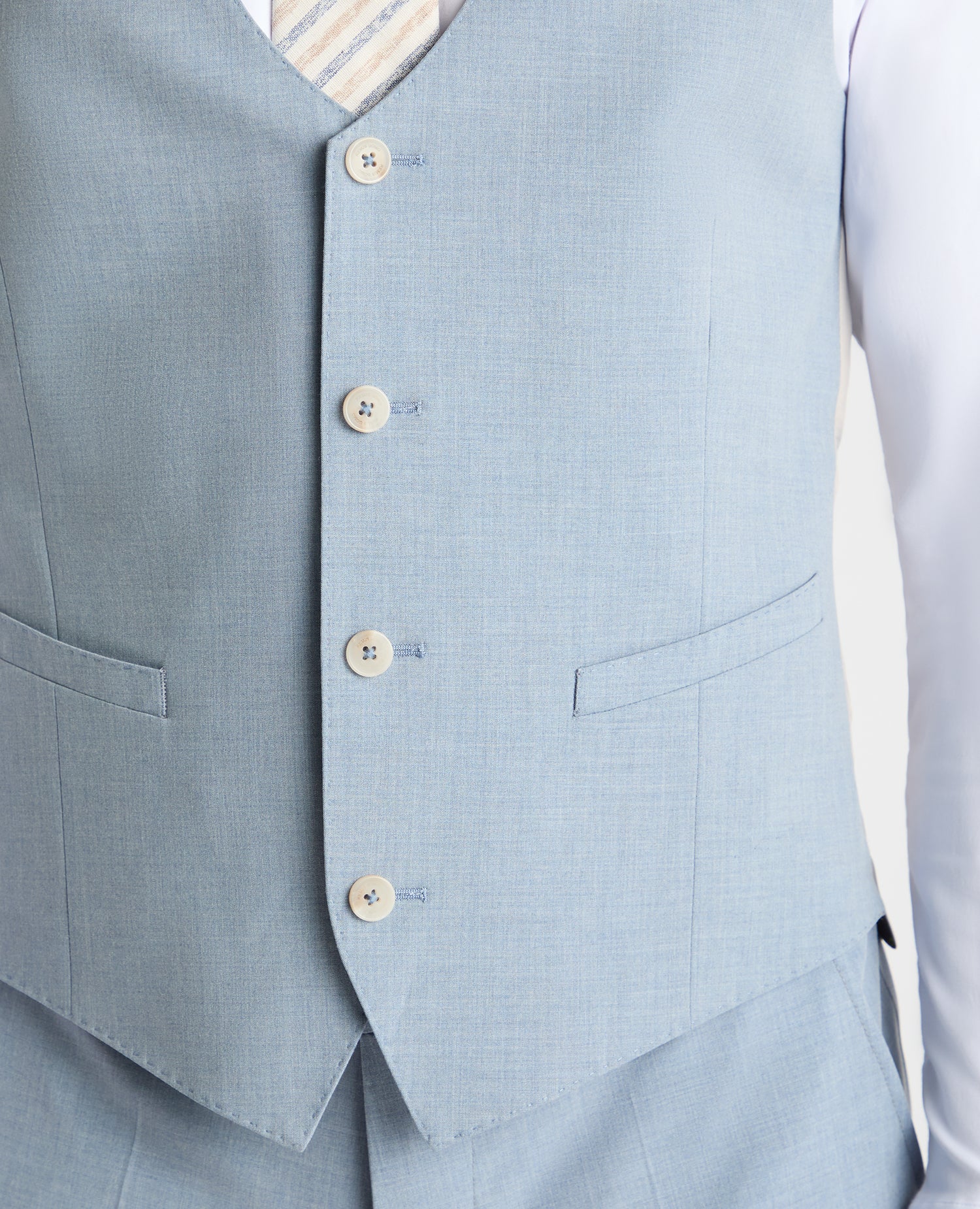 Slim Fit Mix and Match Suit Waistcoat - Image 4