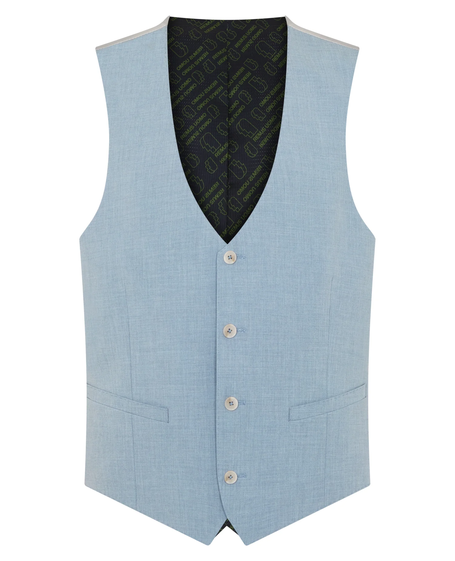 Slim Fit Mix and Match Suit Waistcoat - Image 5