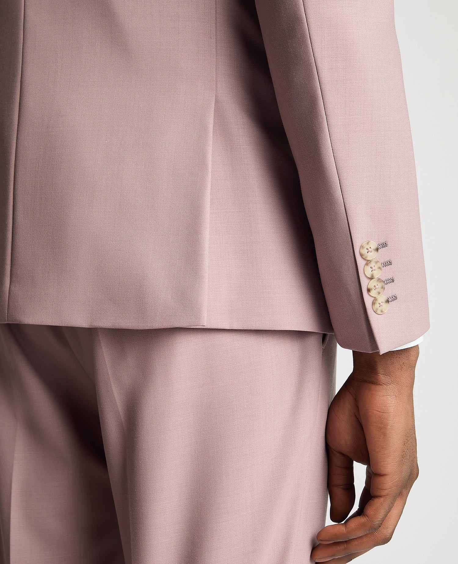 Slim Fit Mix and Match Wool-Blend Suit - Image 5