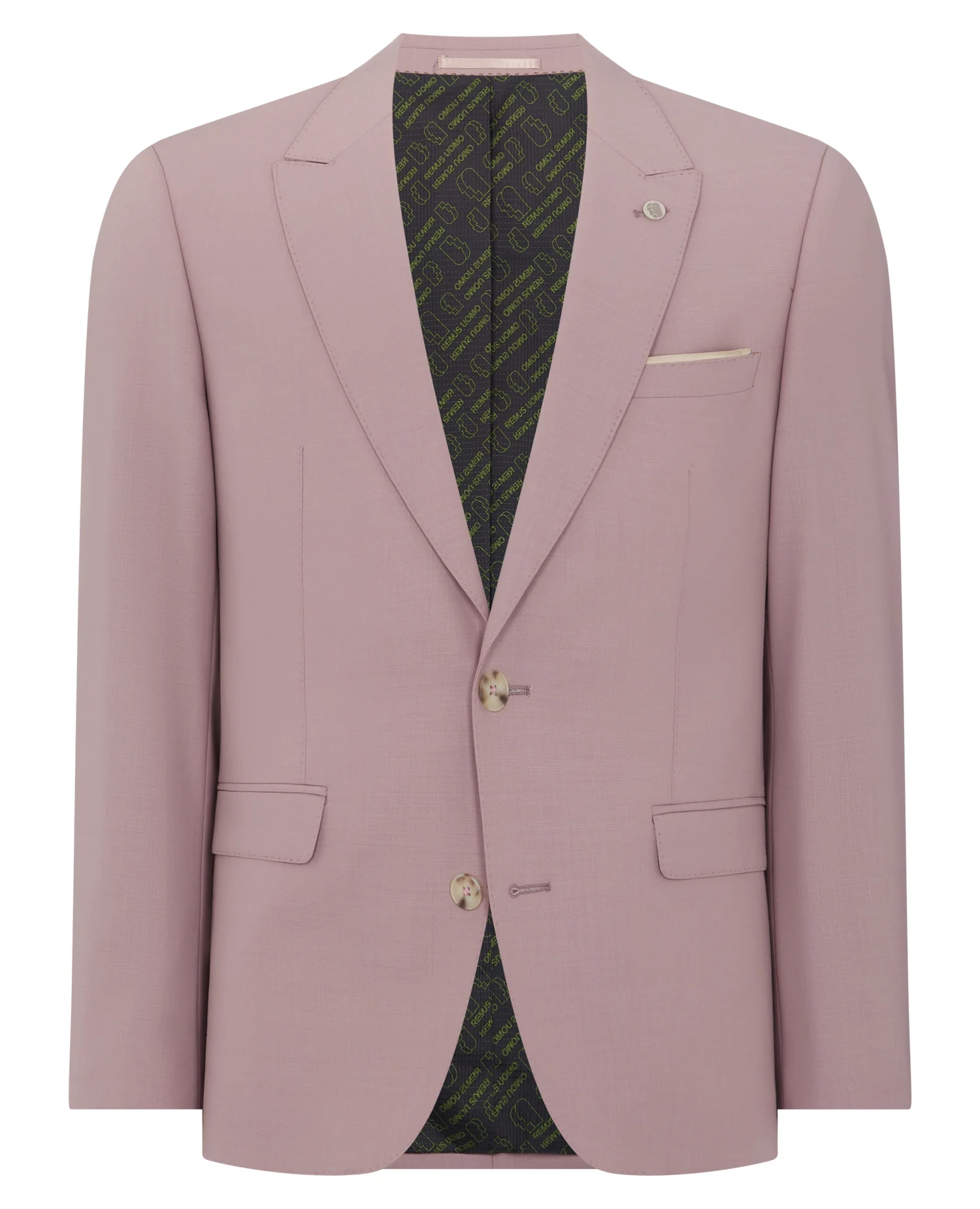 Slim Fit Mix and Match Wool-Blend Suit - Image 6