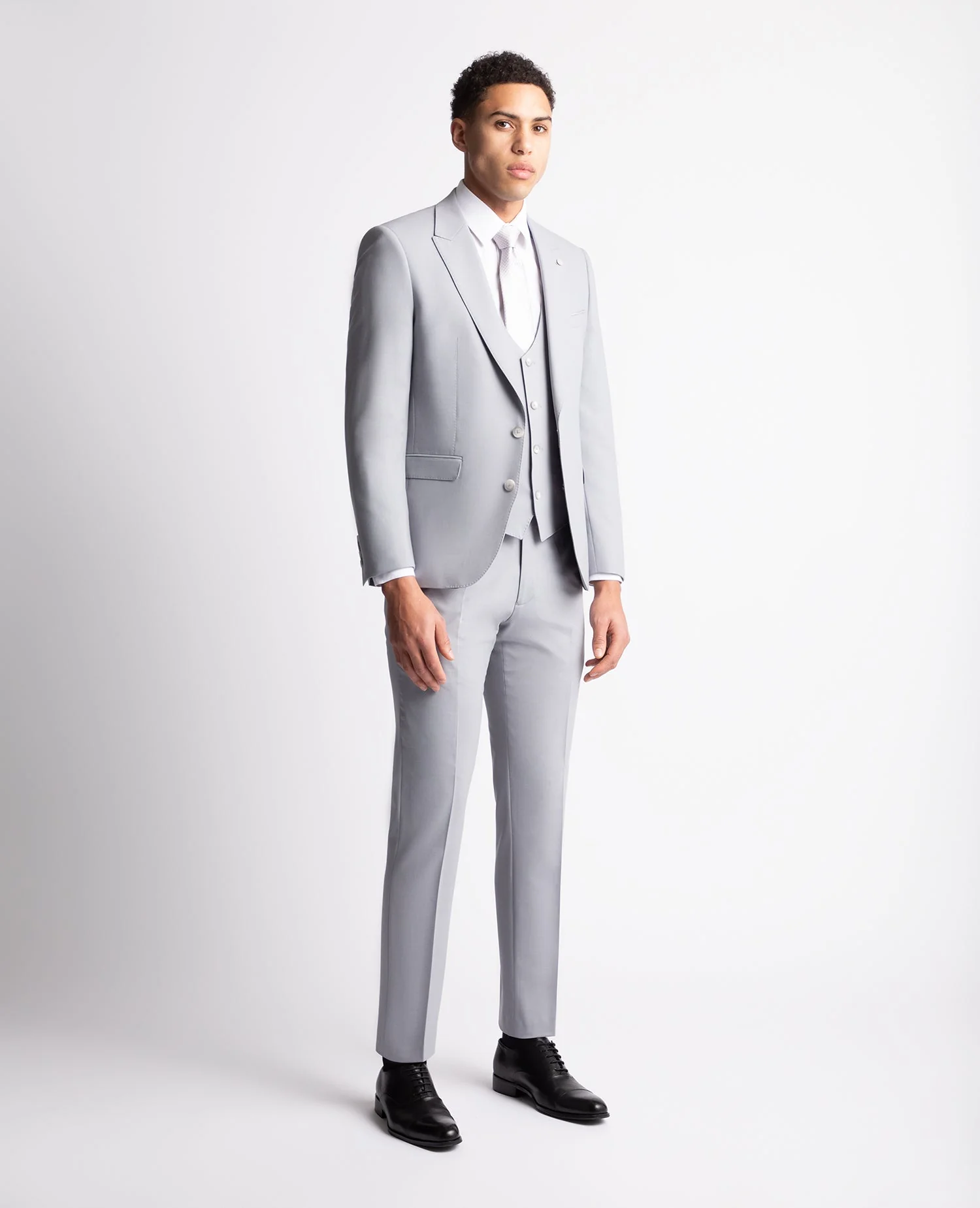 Slim Fit Mix and Match Wool-Blend Suit - Image 2