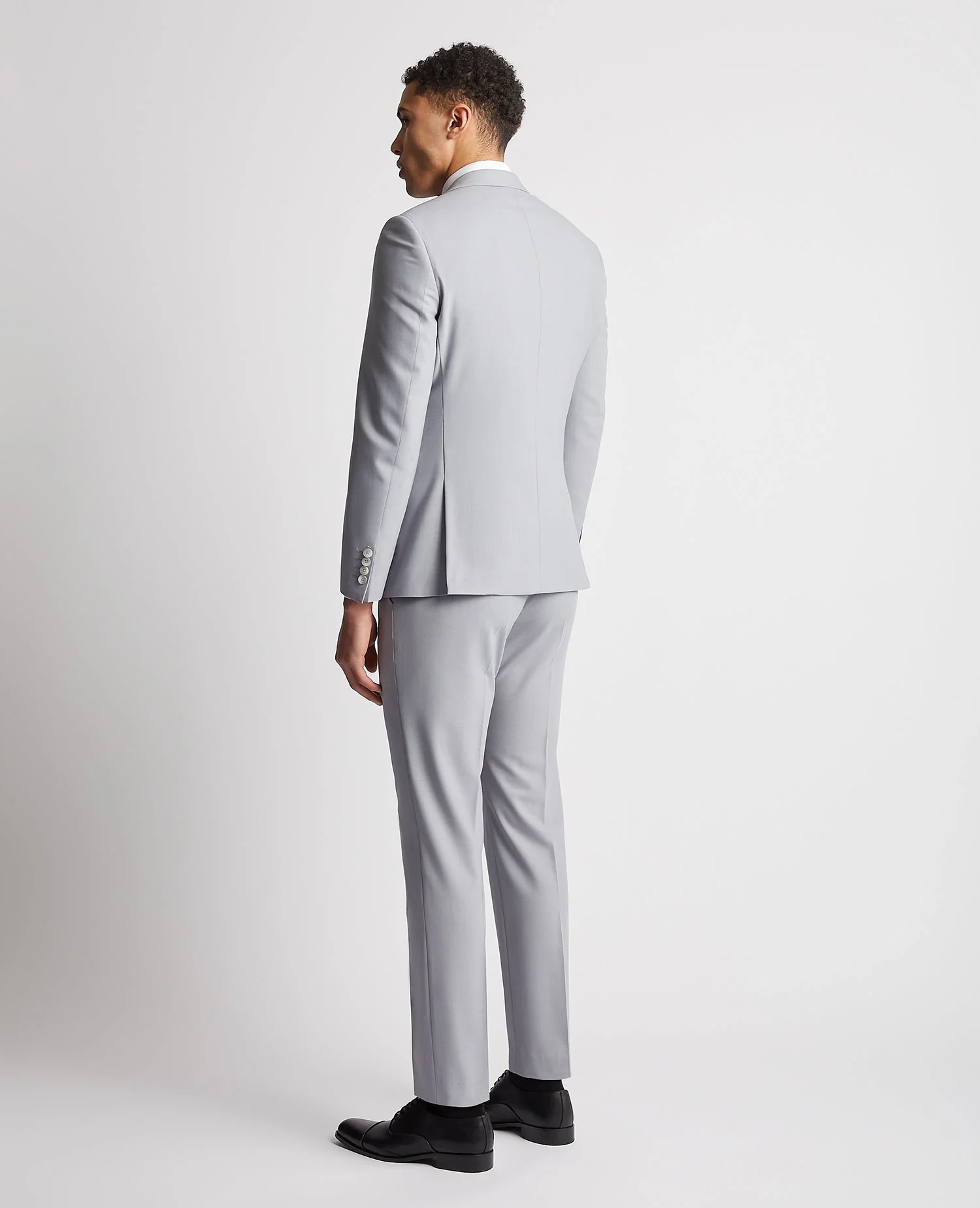 Slim Fit Mix and Match Wool-Blend Suit - Image 3