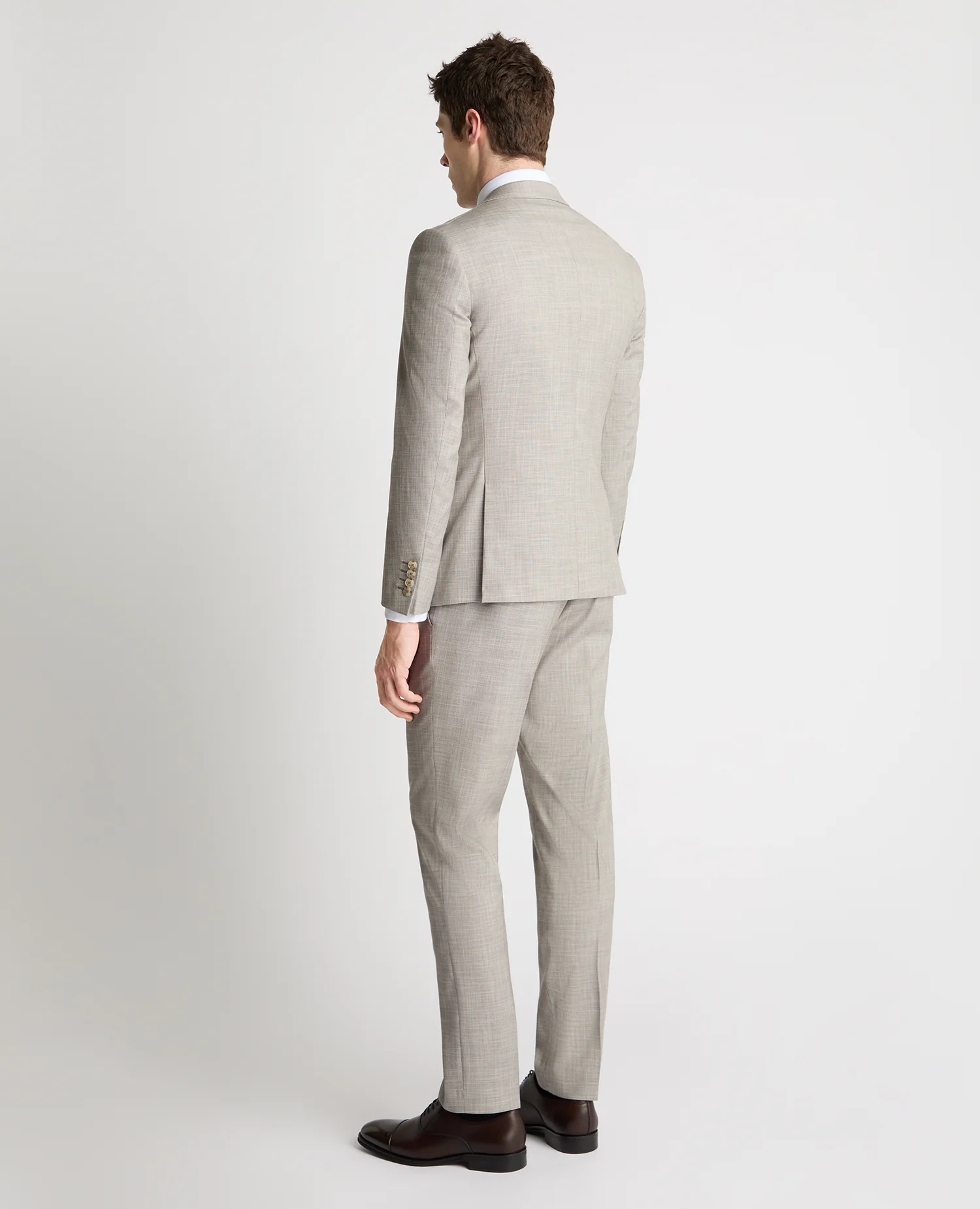 Slim Fit Notch Lapel Suit Jacket - Image 3