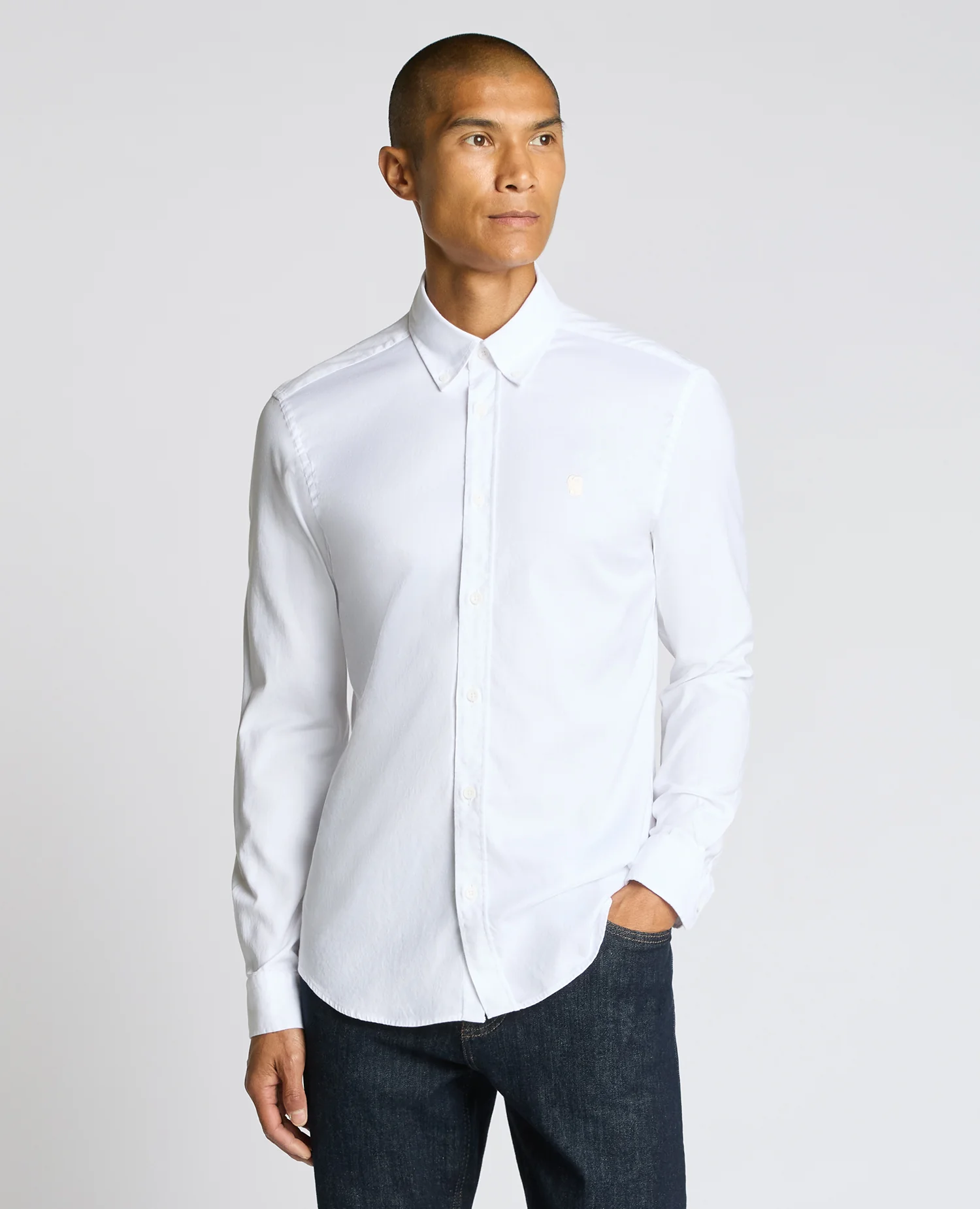Slim Fit Cotton-Stretch Shirt