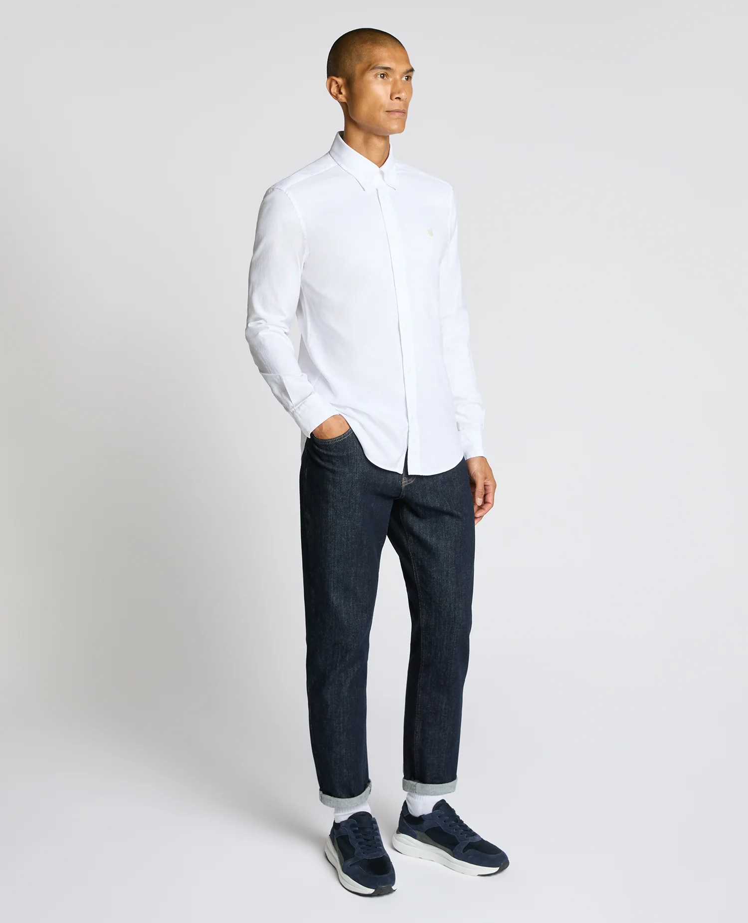 Slim Fit Cotton-Stretch Shirt - Image 4