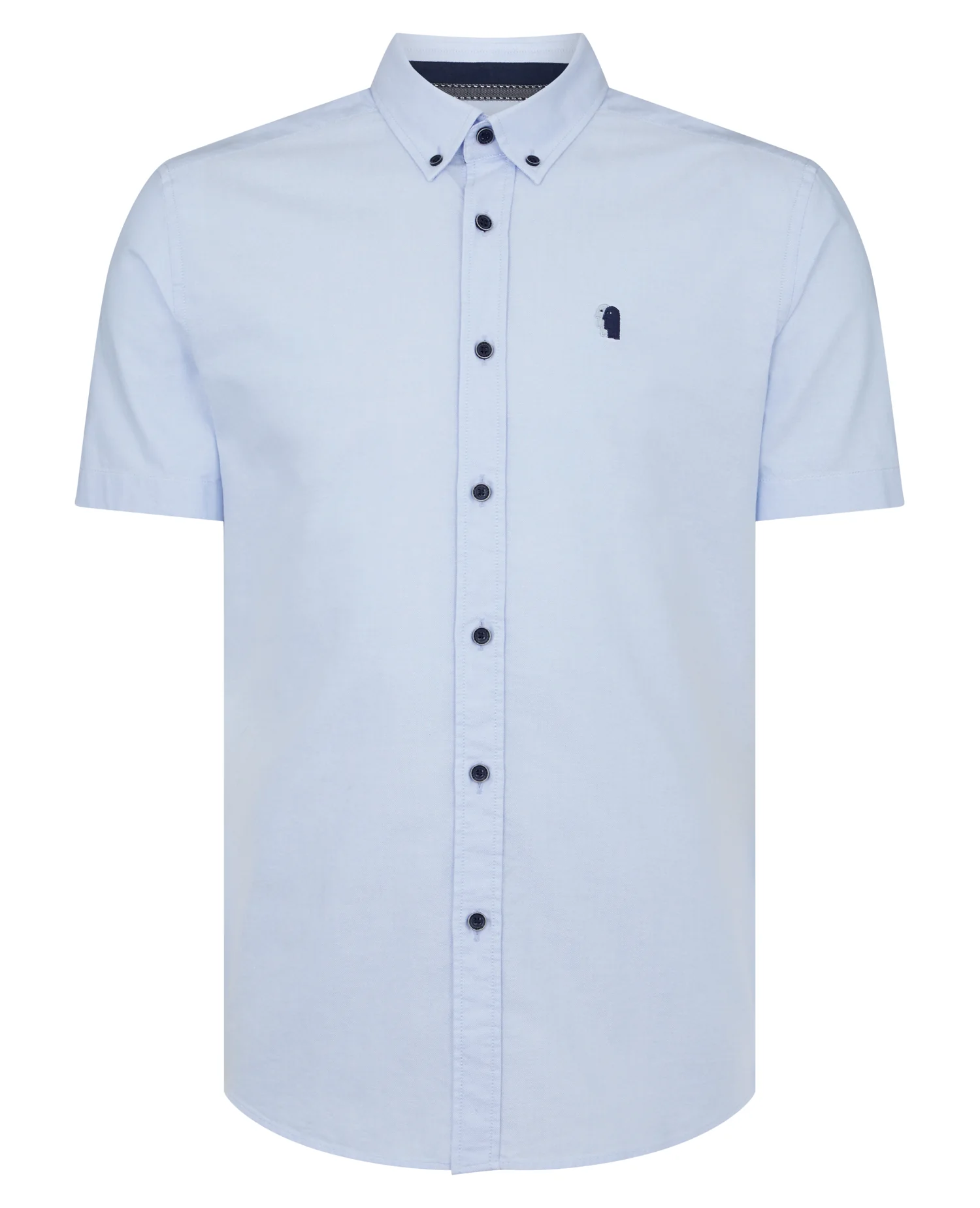Slim Fit Oxford Cotton Short Sleeve Shirt - Image 4