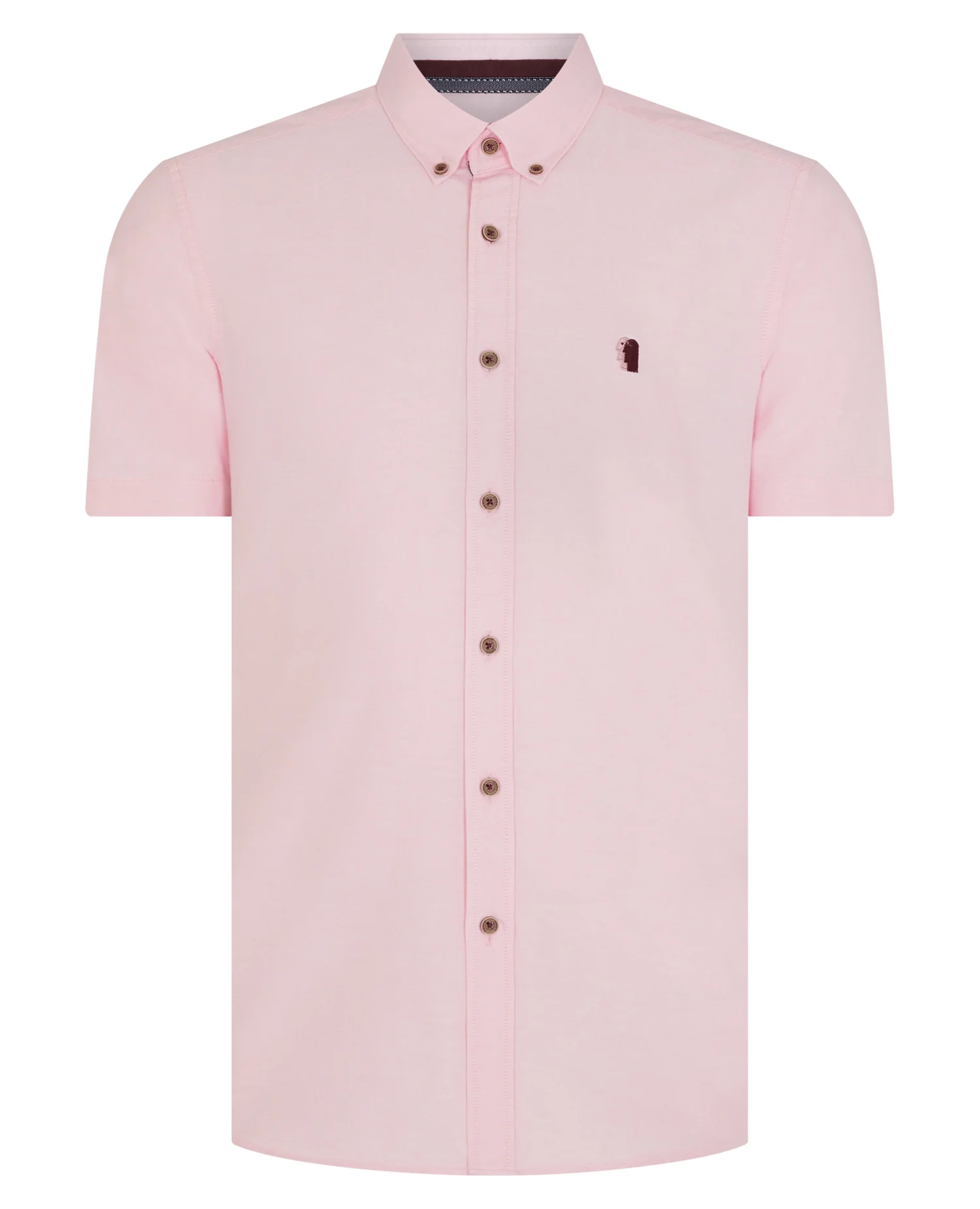 Slim Fit Oxford Cotton Short Sleeve Shirt - Image 6