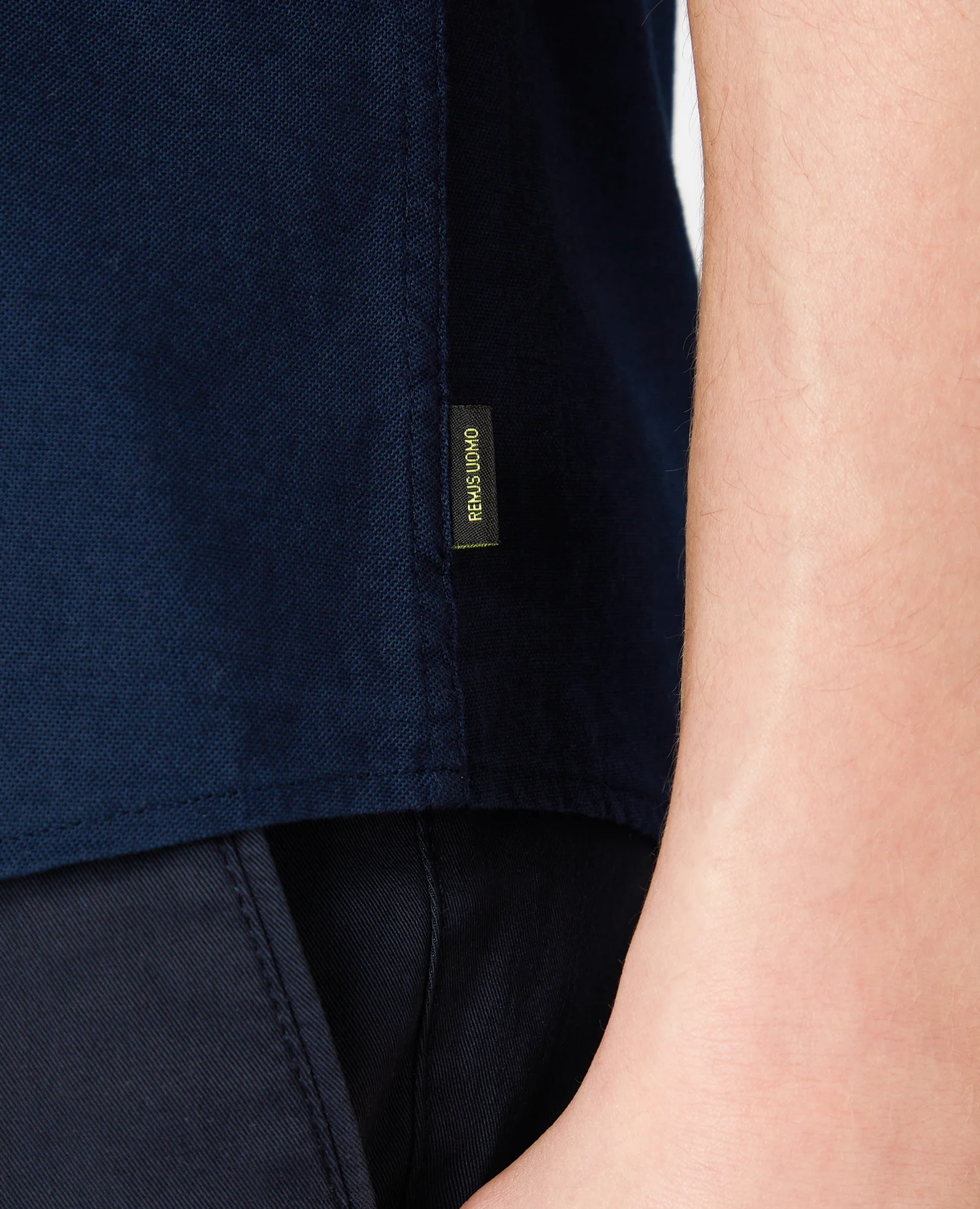 Slim Fit Oxford Cotton Short Sleeve Shirt - Image 5