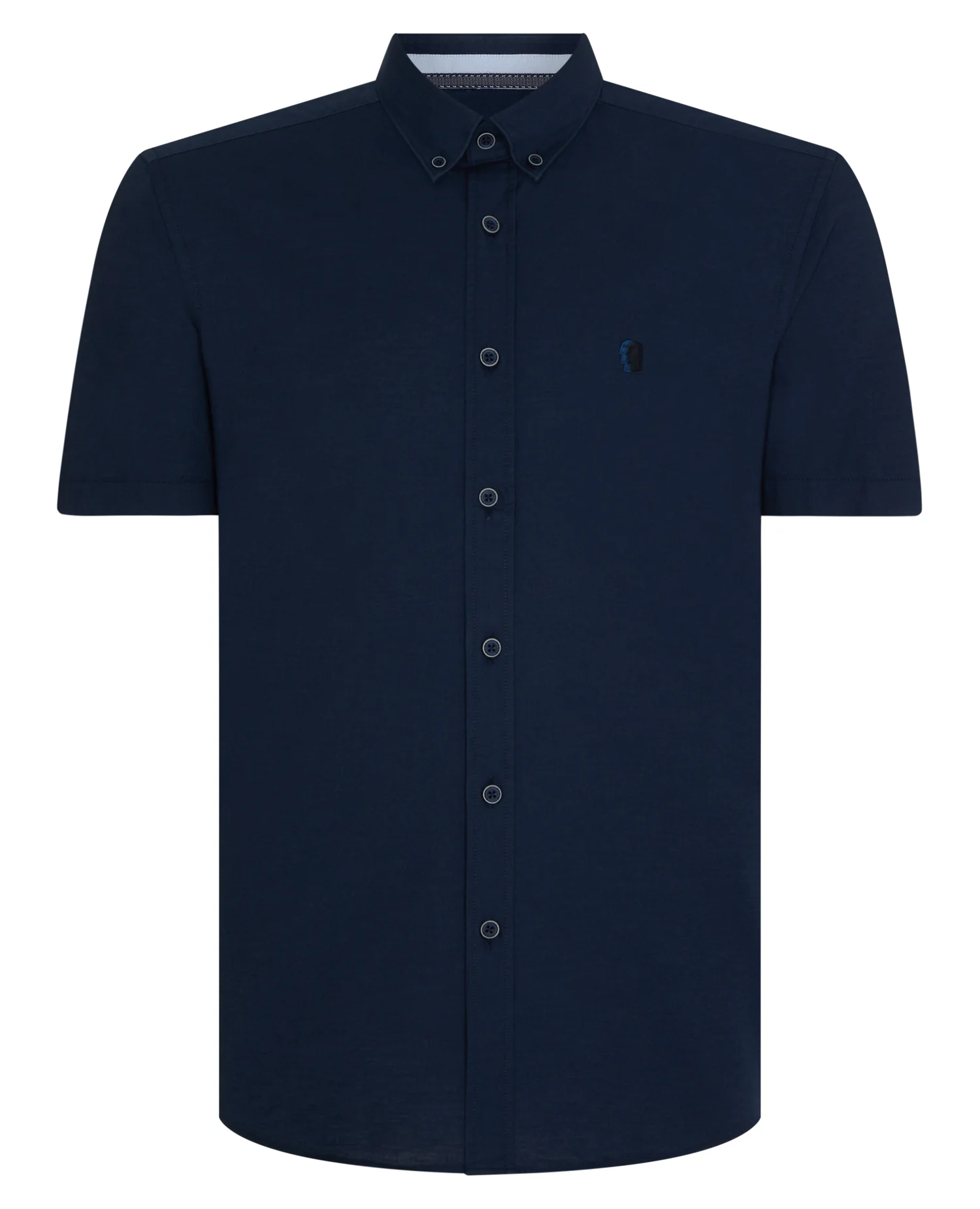 Slim Fit Oxford Cotton Short Sleeve Shirt - Image 6