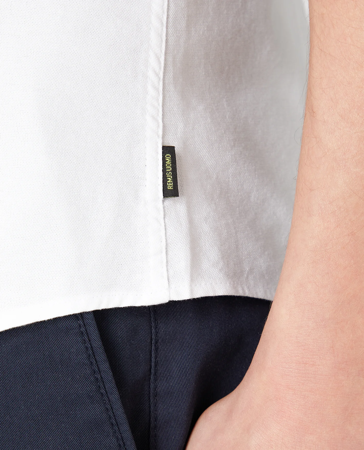 Slim Fit Oxford Cotton Short Sleeve Shirt - Image 5